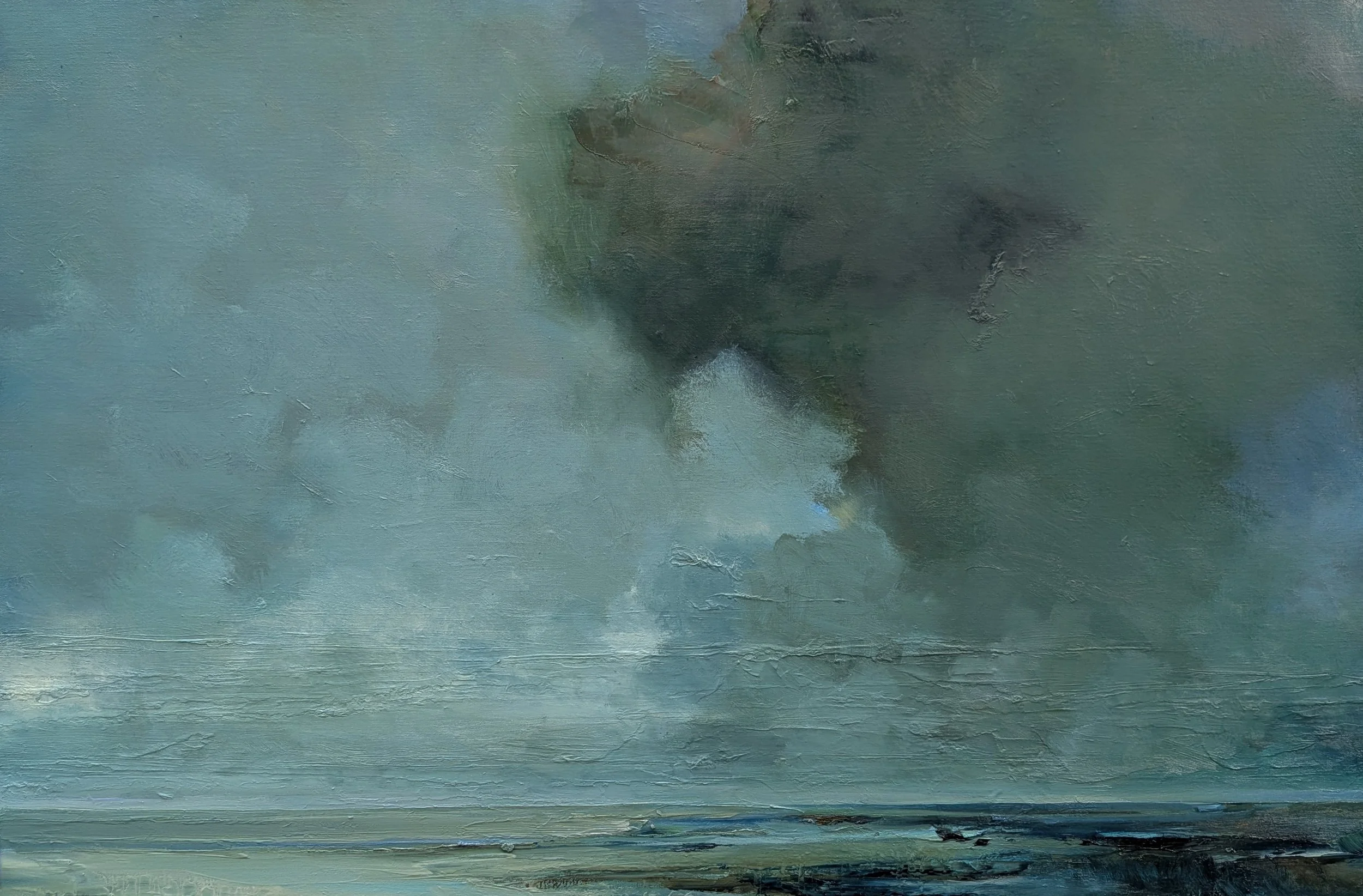Rising cloud. Oil on linen. 90x60cm. £1250