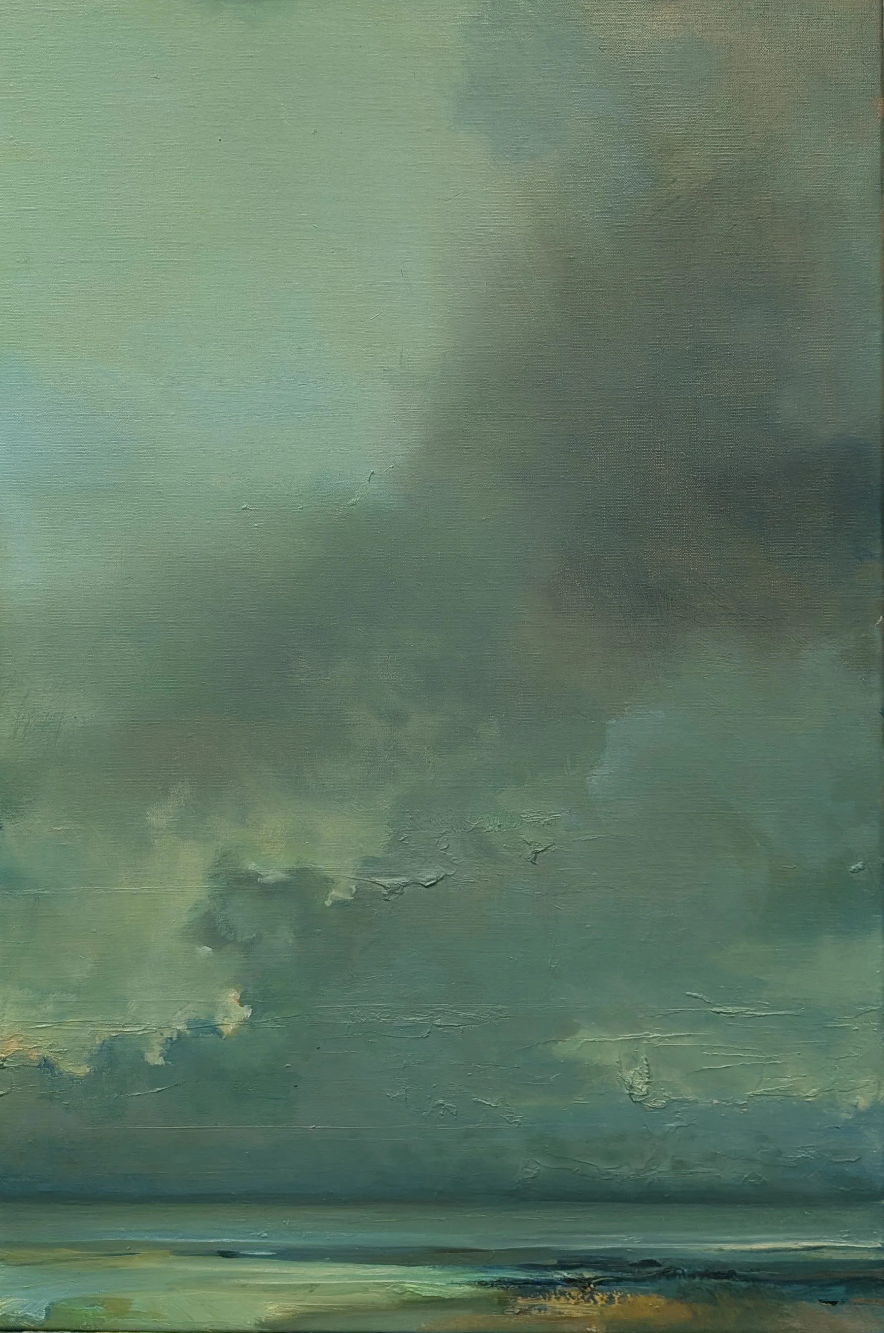 Patch of light. 65x40cms.  Oil on linen. £895