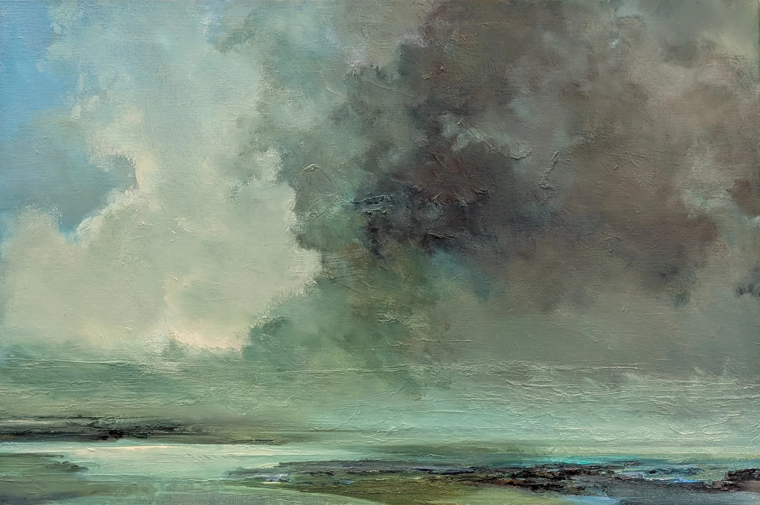 Changing tides. Oil on linen.  90x60cm. £1250