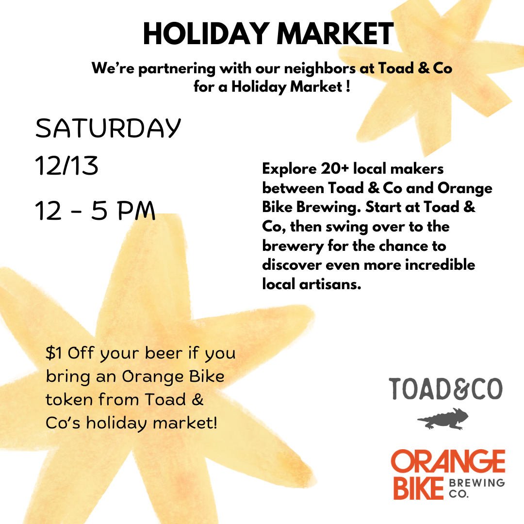Holiday Market W/ Toad & Co 