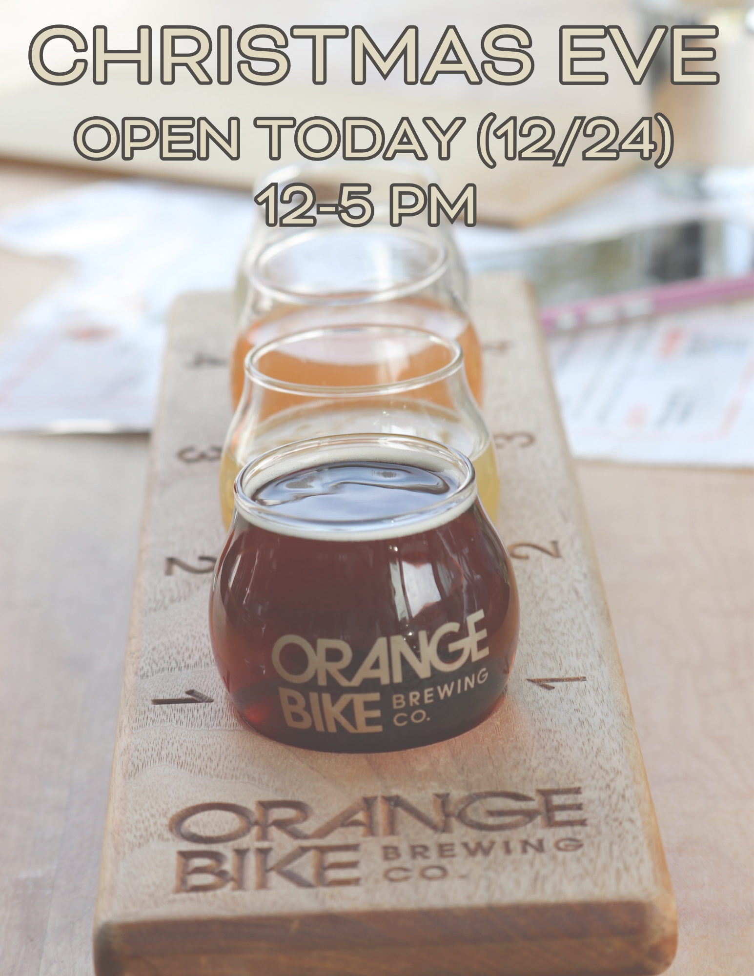 Christmas Eve (Day) at Orange Bike