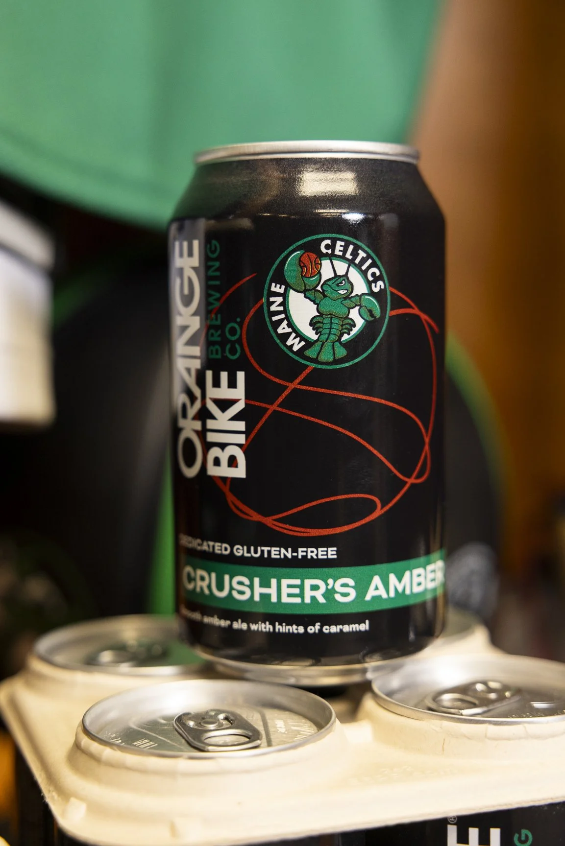 Crusher’s Amber Can Release – Maine Celtics Collaboration at Orange Bike Brewing