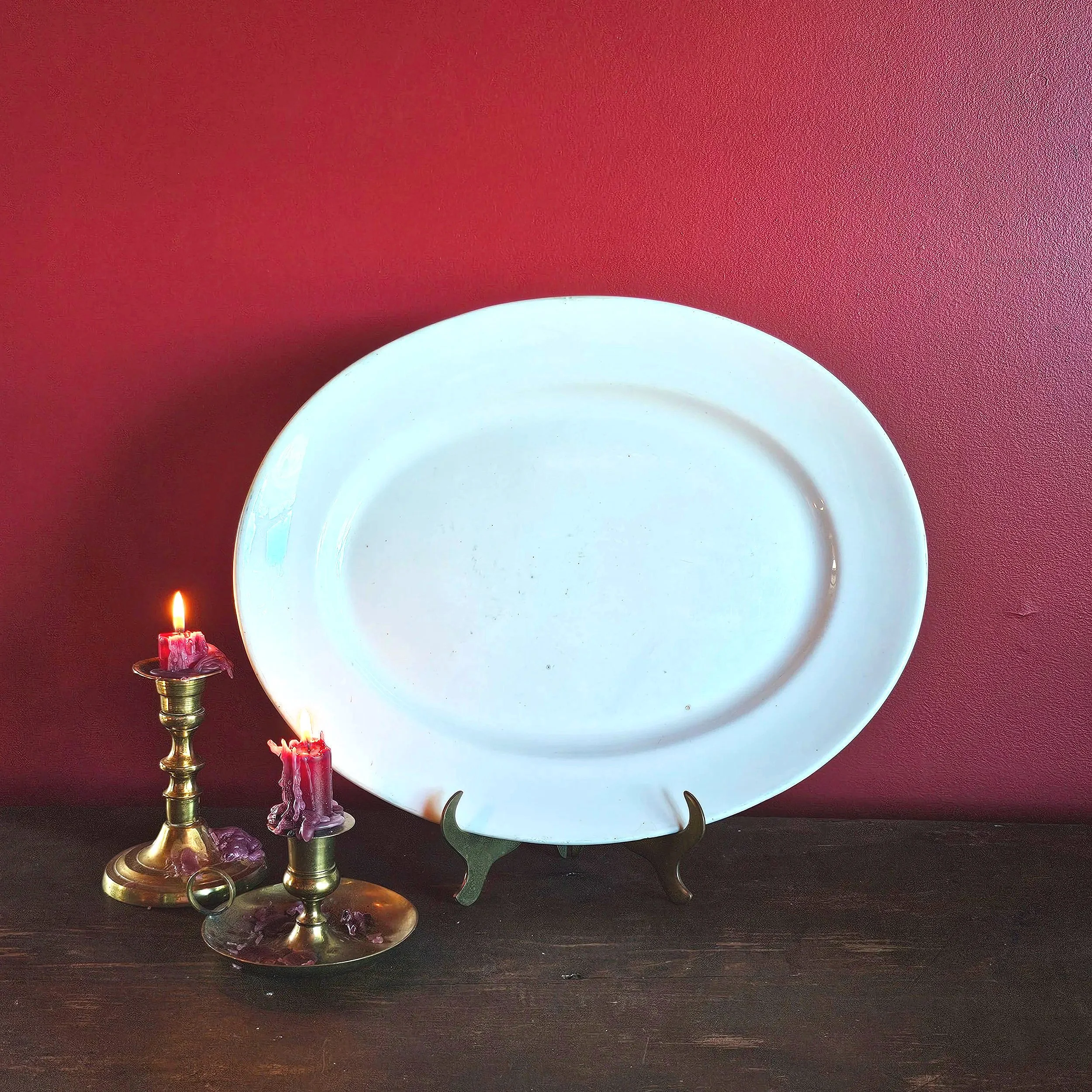 Ironstone Platter 17"