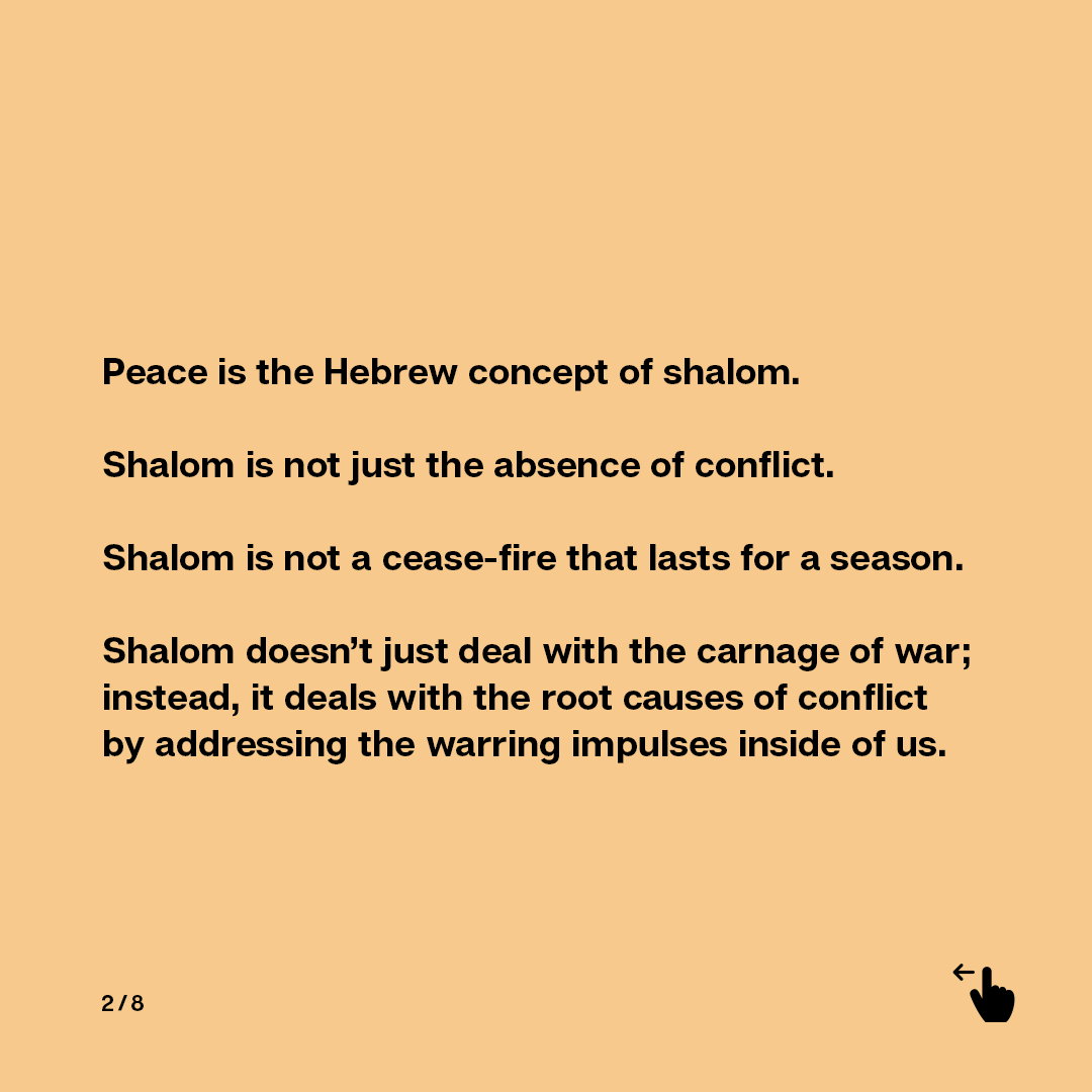 Peace – Shalem to Shalom – an Exploration of Brotherly Love - Breaking Matzo