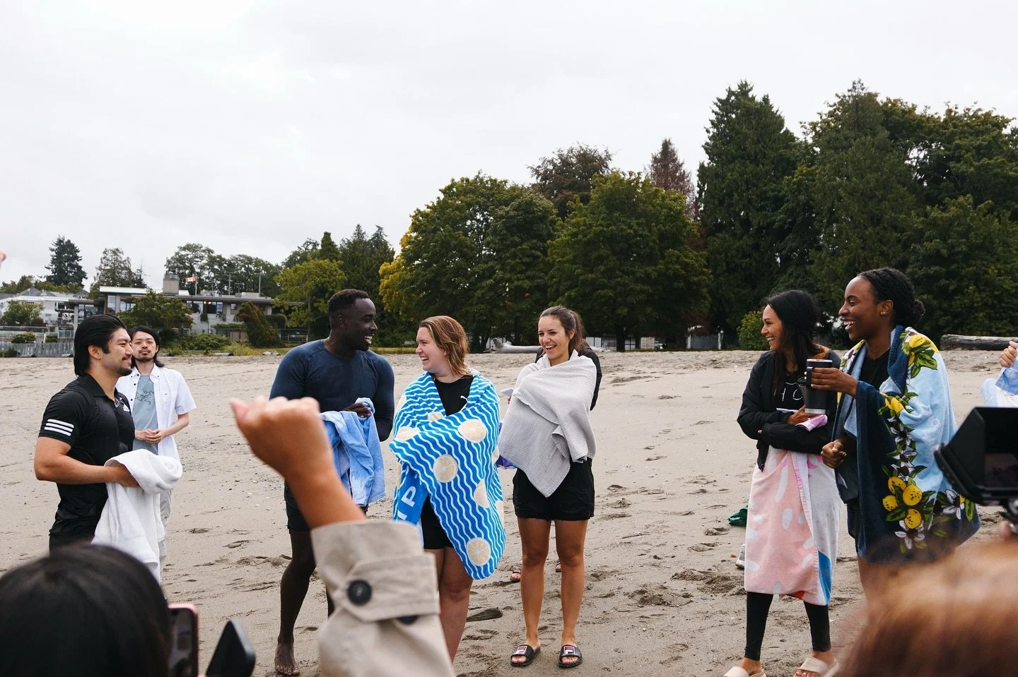 Raised to life with Christ. A public declaration. 

This weekend, 5 people from our community got baptized. It was so powerful to hear how God is meeting people, showing up in their lives, and drawing them to Himself. Praise Jesus!