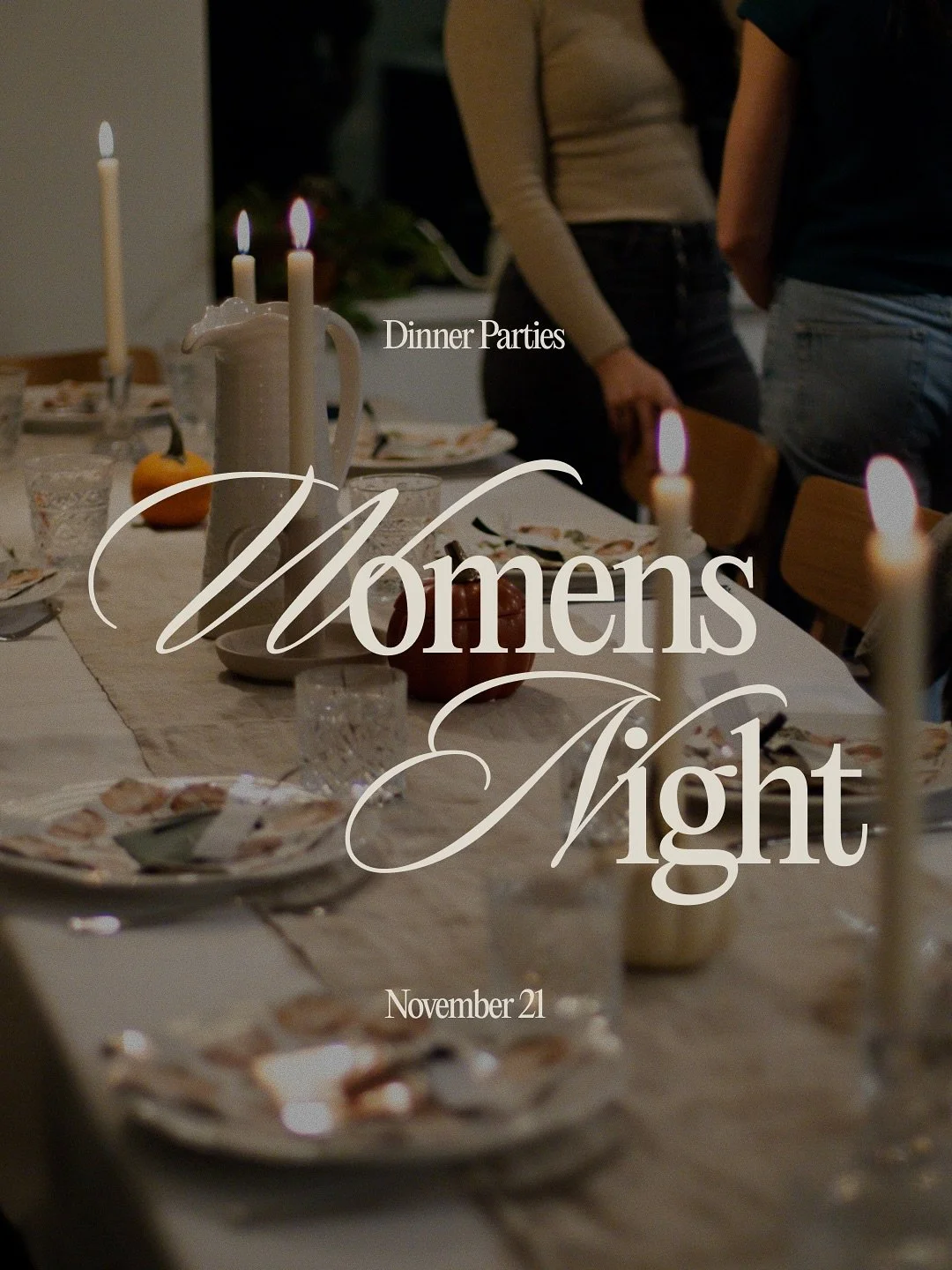 It’s that time of the year—dinner parties are back! 
An evening for the women of our church, hosted by the women of our church. Join us in homes across the city for an evening of connection, new friendships, and food (bring a dish to sha