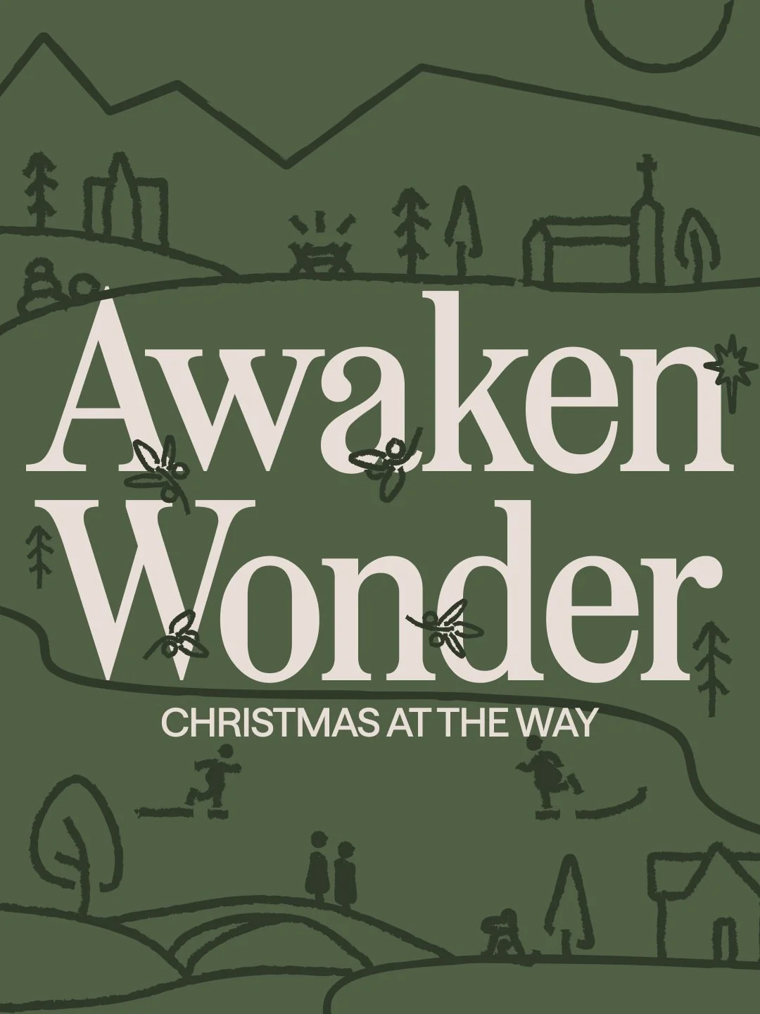 CHRISTMAS AT THE WAY

Advent begins this Sunday, and we are so excited to enter into the joy of the Christmas season together. Join us in services and at events as we anticipate the celebration of the arrival of our Saviour. 

For service times, even