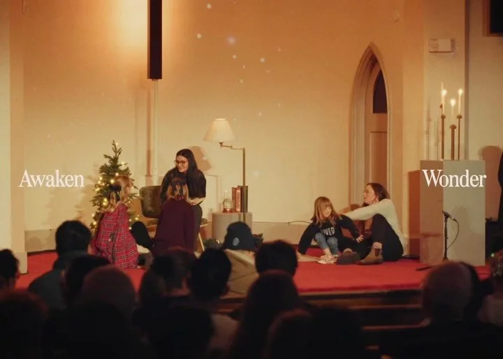 This is the wonder of Christmas: 
God with us. 
The one who made the stars, and who holds them in their place, became small, and entered history to be with us. 
God with us, in the laughter &amp; the feasting. In the opening of gifts. In surprises &a