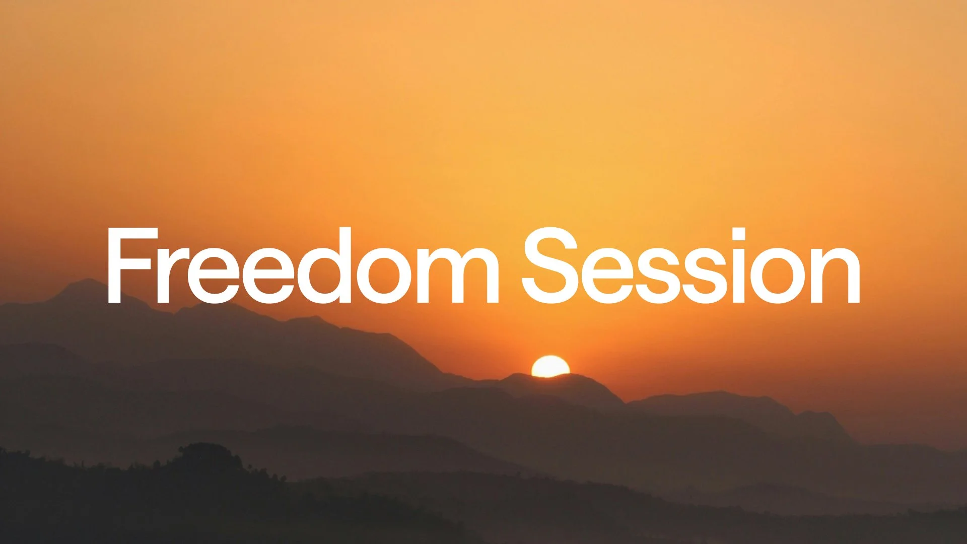 Freedom Session - Fall / Winter 2026 - Vancouver