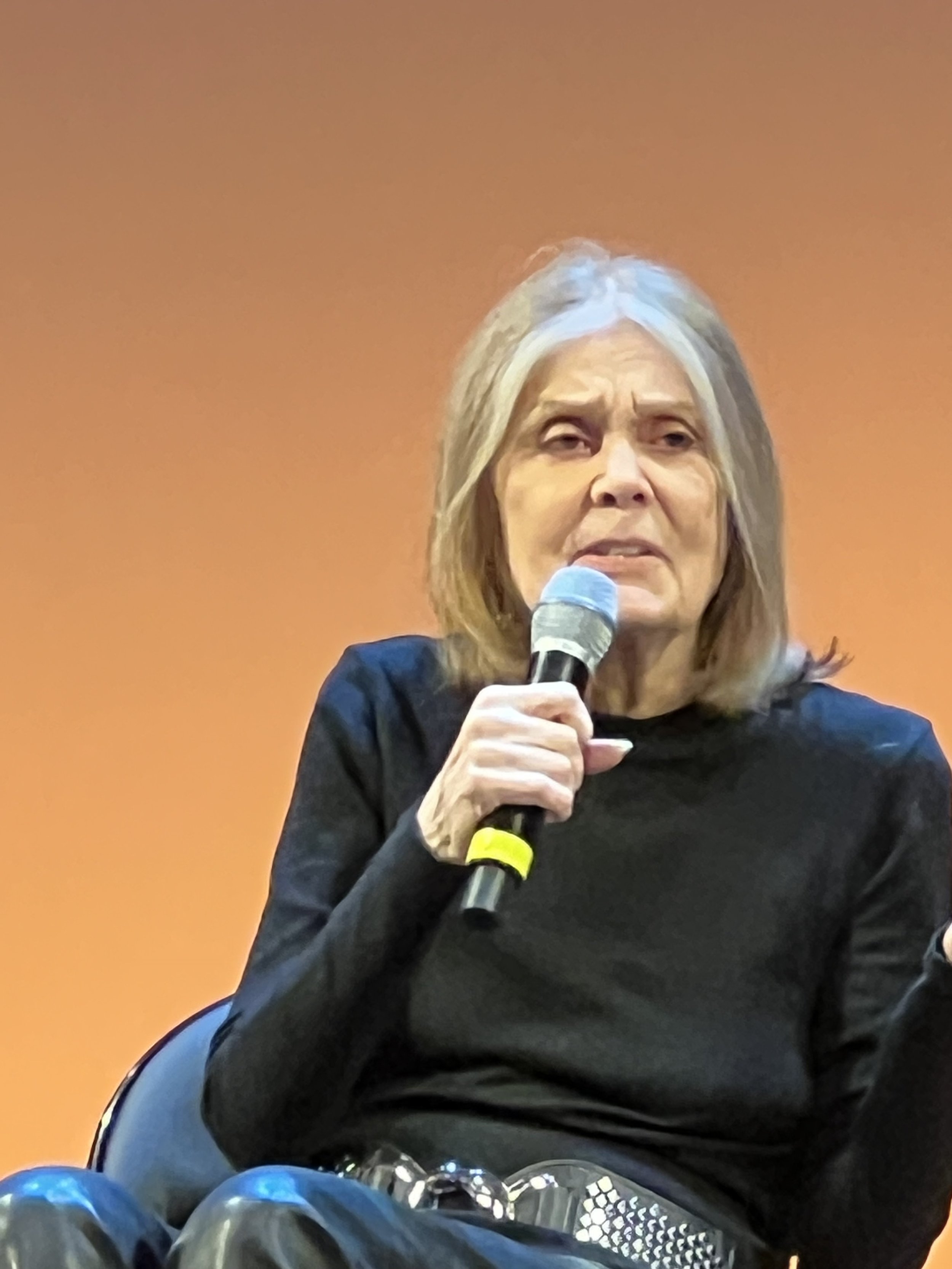 2024 - Attended Suffs Musical in NYC. Met and spoke with Gloria Steinem and other round table members Huma Abedin, Heidi Schreck and Carol Jenkins. Lucky to have shared this experience with Dr. June DePonte Sernak & Honorable Allison Eckel.