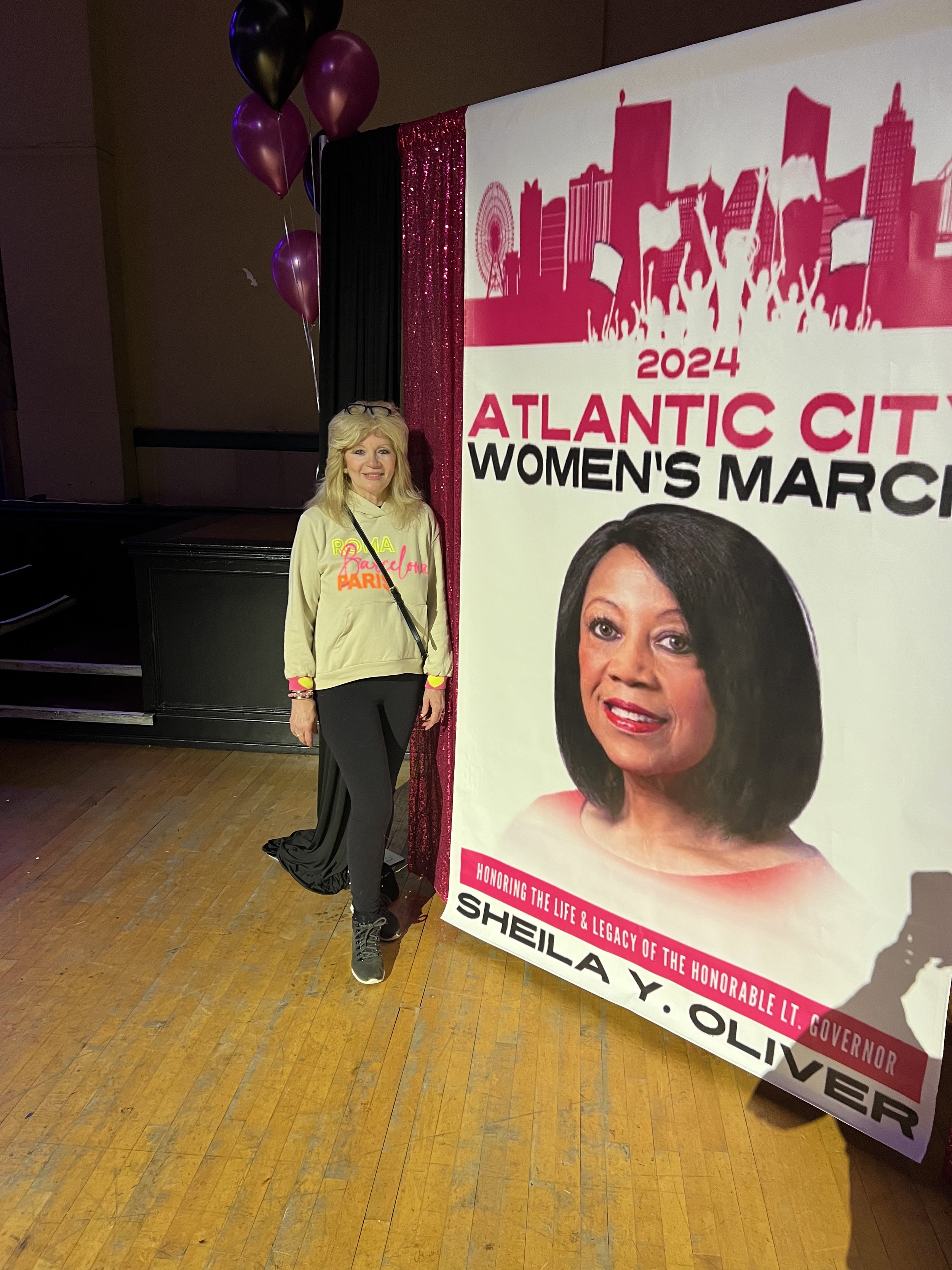 2024 - Atlantic City Women’s March honoring LT. Governor Sheila Y. Oliver.