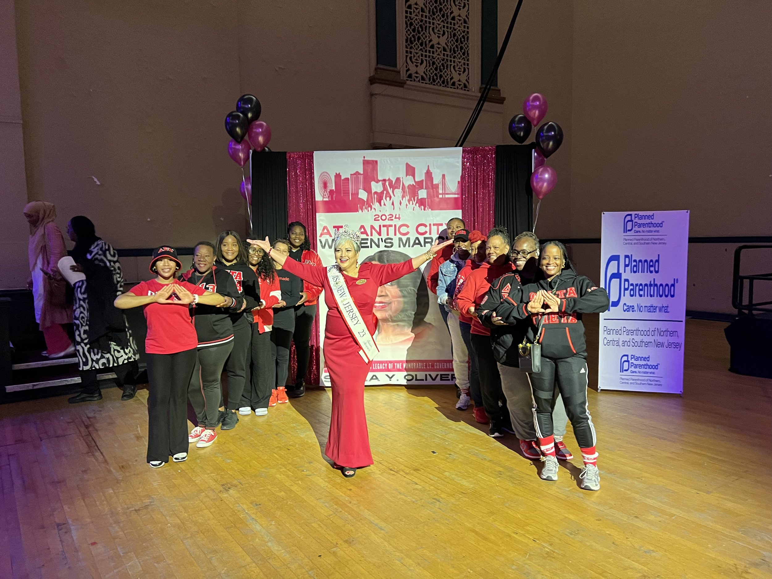 2024 - Atlantic City Women’s March honoring LT. Governor Sheila Y. Oliver.