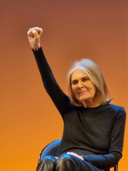2024 - Attended Suffs Musical in NYC. Met and spoke with Gloria Steinem and other round table members Huma Abedin, Heidi Schreck and Carol Jenkins. Lucky to have shared this experience with Dr. June DePonte Sernak & Honorable Allison Eckel.