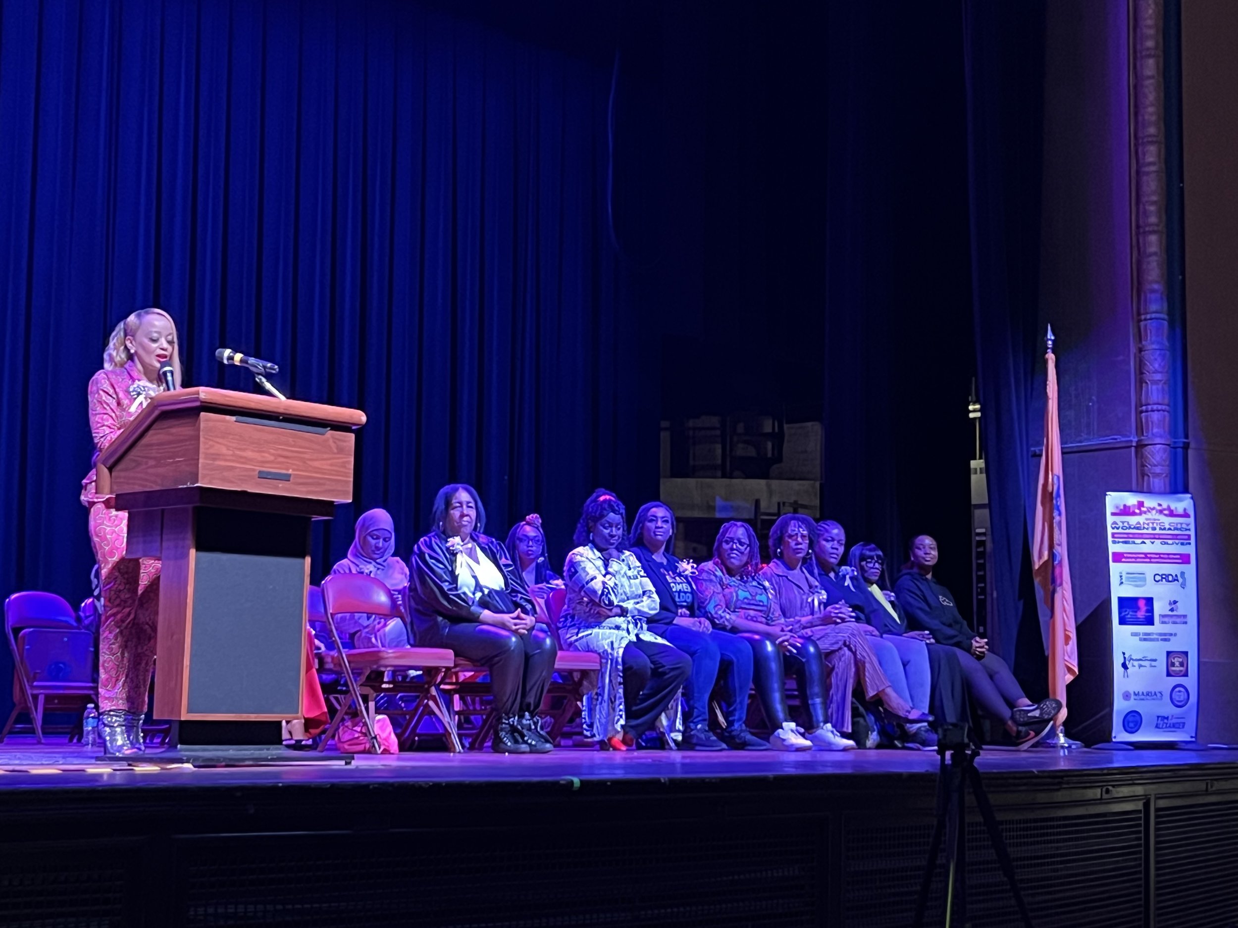 2024 - Atlantic City Women’s March honoring LT. Governor Sheila Y. Oliver.