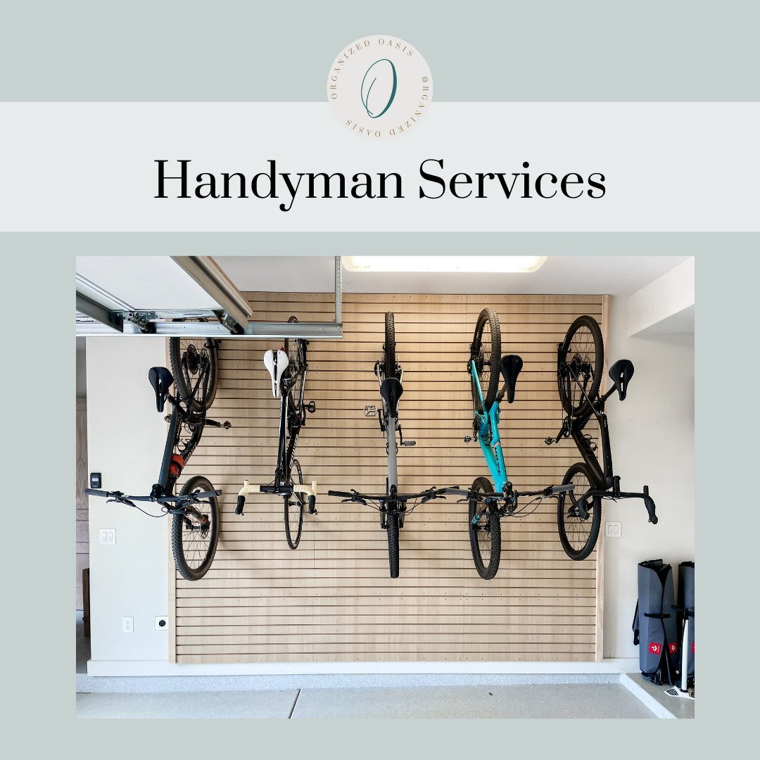 🚲 Elevate your bike storage game! 🌟 Our client, a passionate mountain biker, needed a modern solution for storing his bikes while keeping his garage organized and spacious. Enter Mr. Oasis, the mastermind behind this custom bike storage wall that t