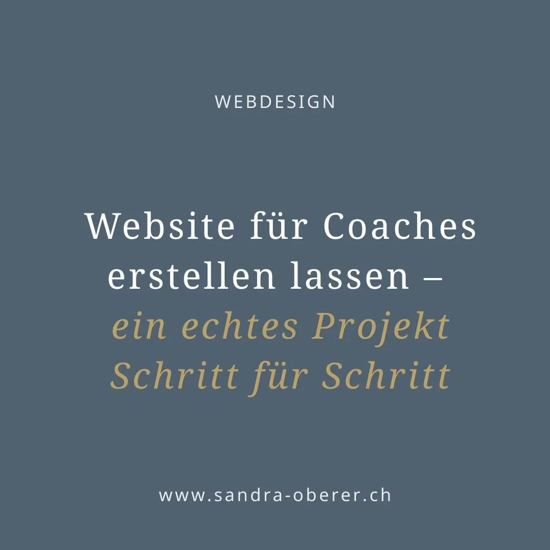 Website für Coaches erstellen lassen – ein echtes Projekt Schritt für Schritt