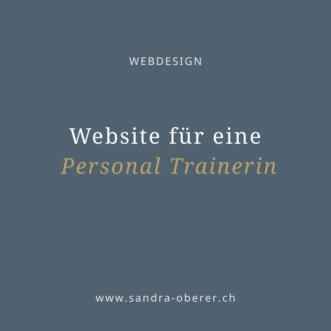 Website für Pilates Trainerin
