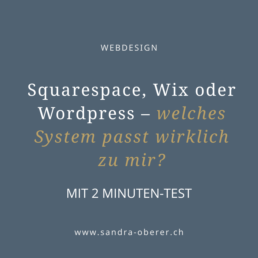 Squarespace, Wix oder WordPress – welches System passt wirklich zu dir?