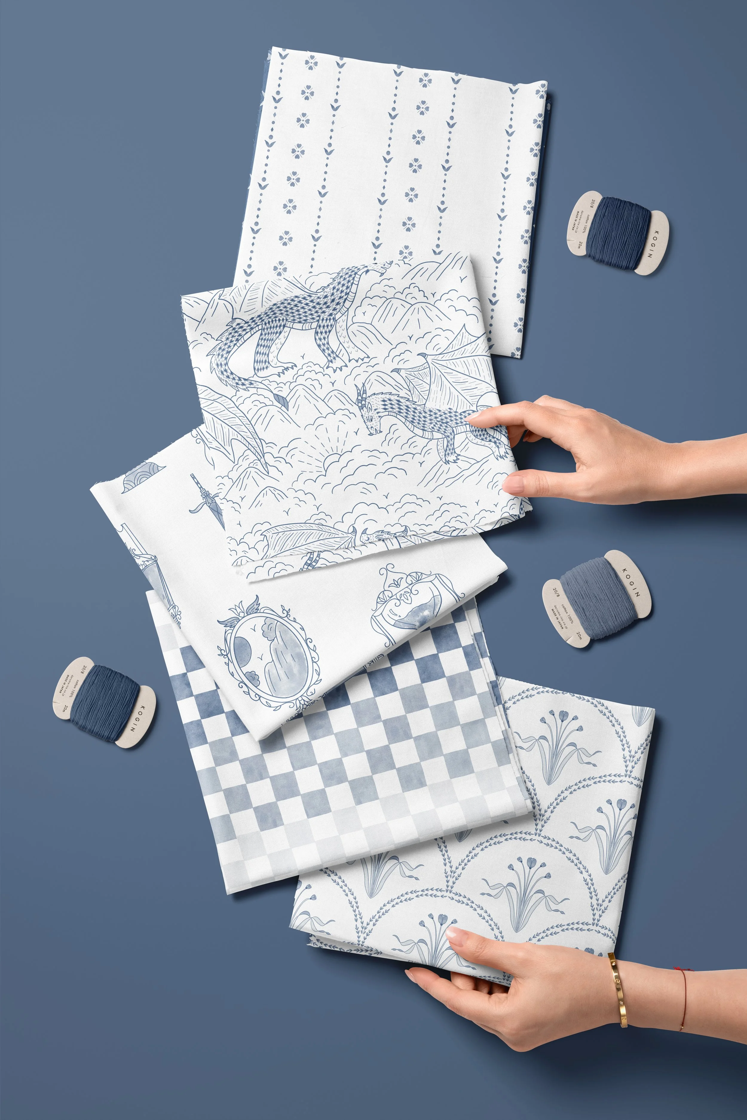 Folded Fabrics and dragon 4.jpg
