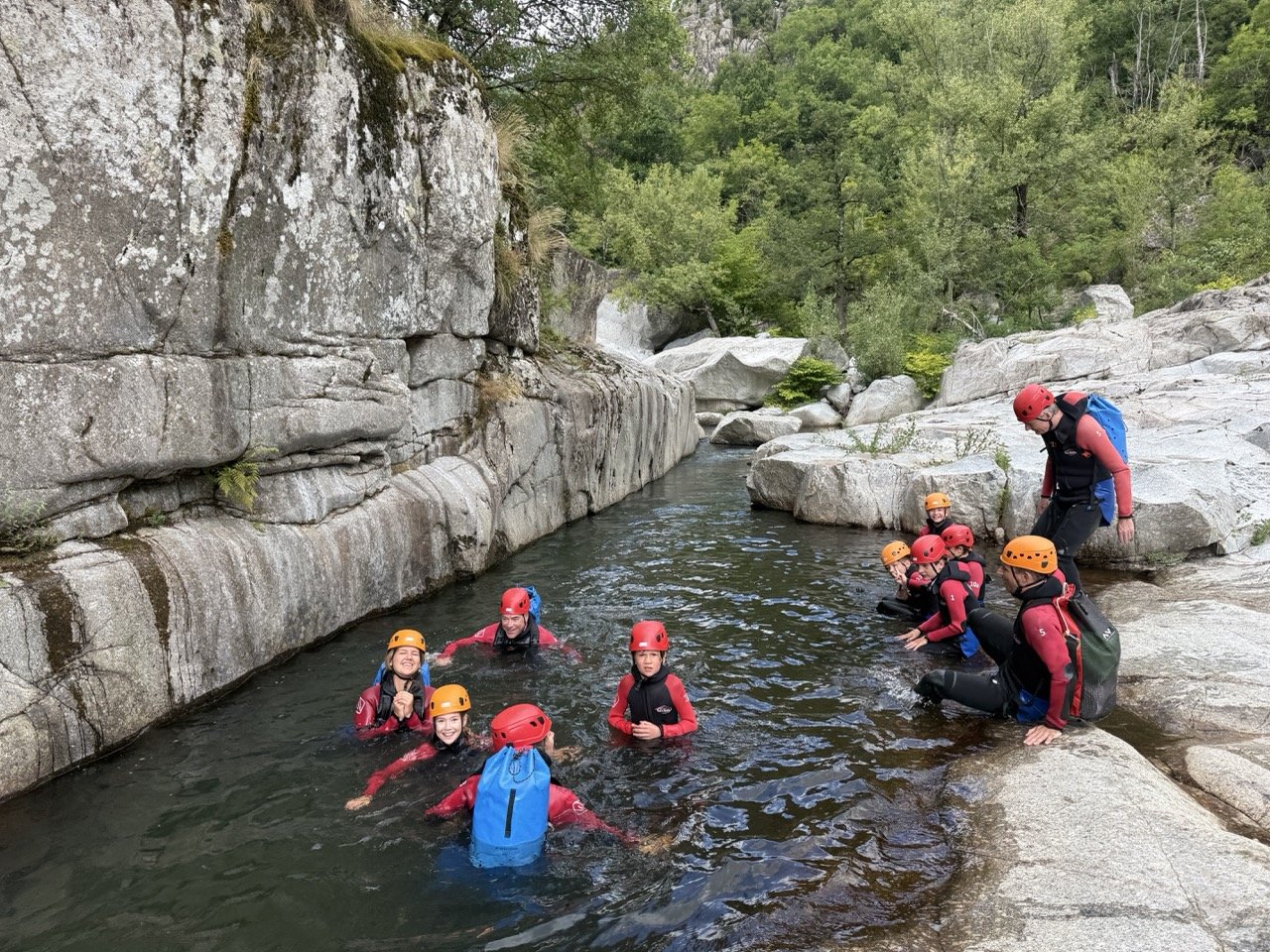 Le canyoning près de Saint-Martin-d'Ardèche en images