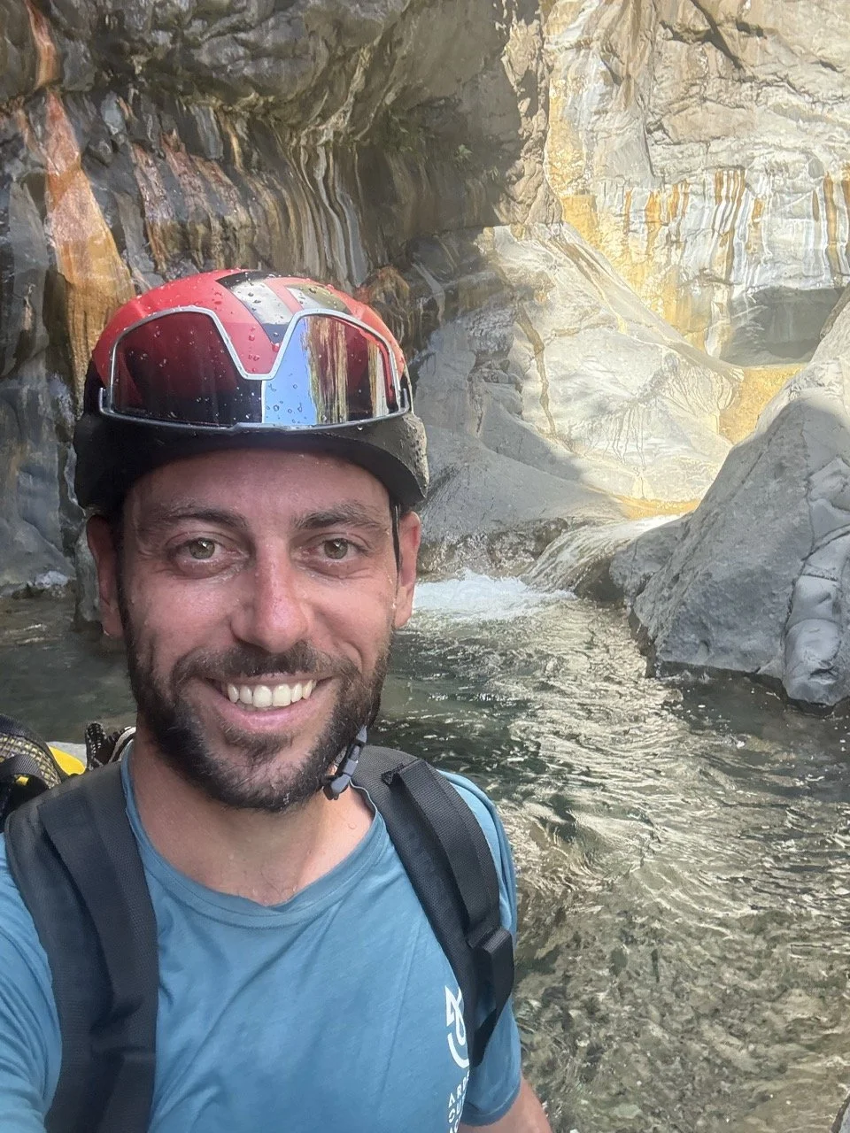 Franck Fluteau, guide canyoning en Ardèche