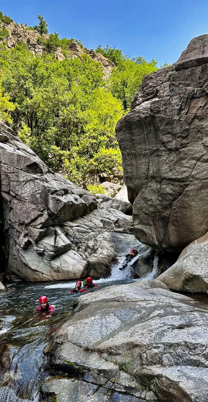 Canyoning dans le Chassezac
