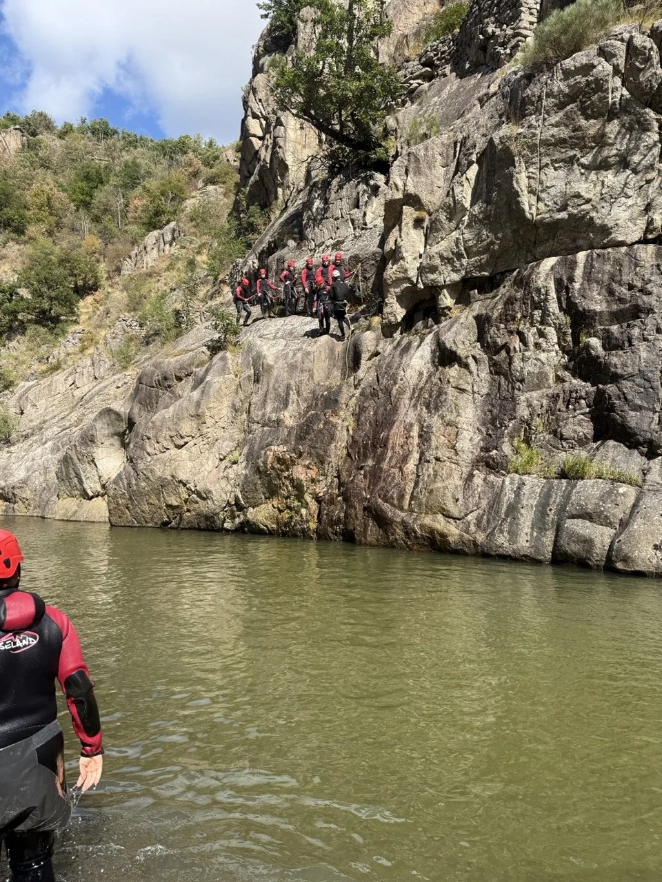 Cascade au canyon Rock'N'Roll en Ardèche