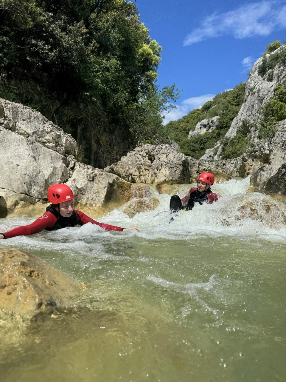 Vasque émeraude au canyon du Rieussec