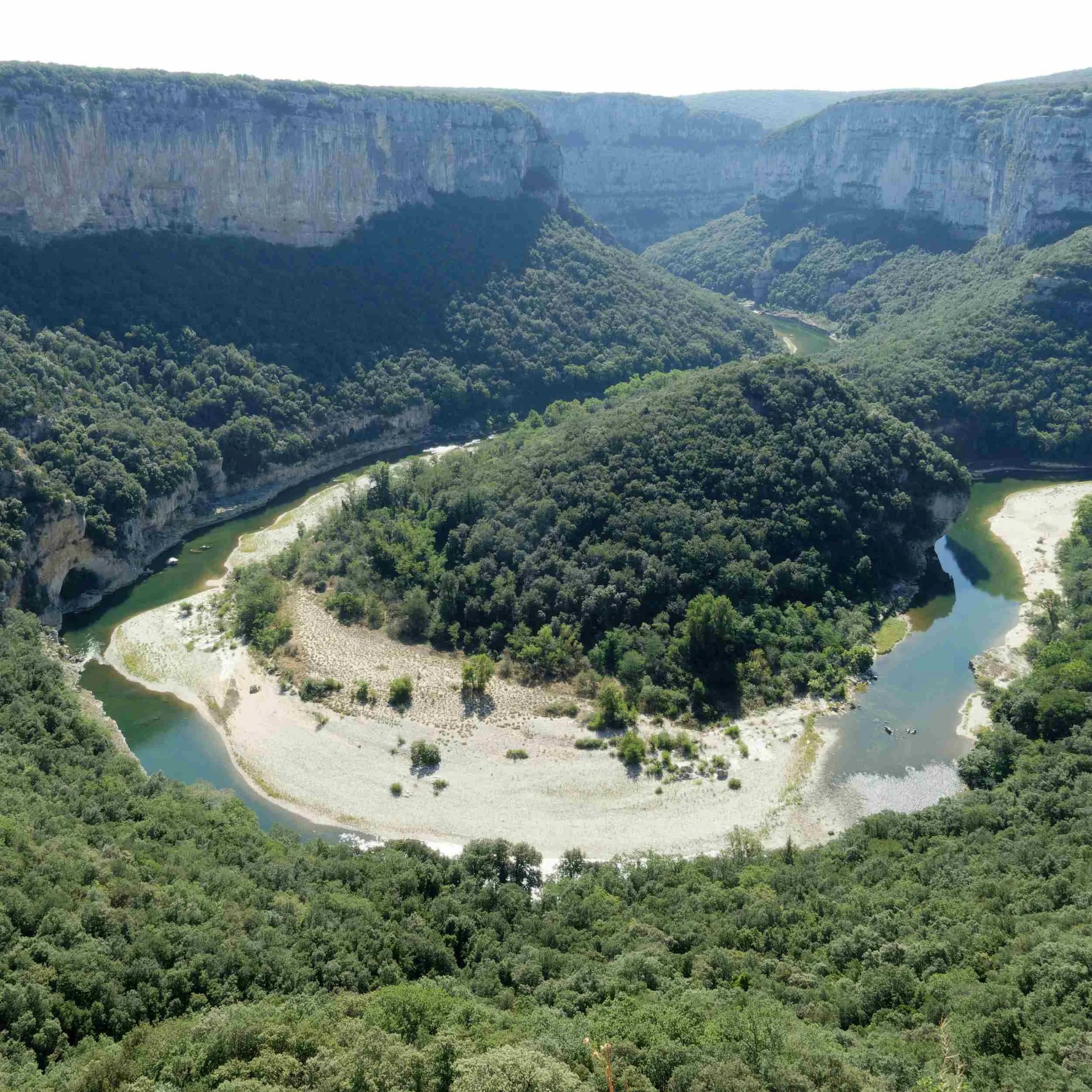 parcours canoe kayak ardeche