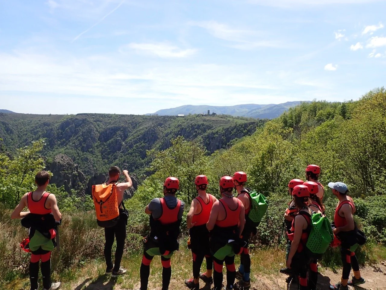 Canyoning dans le Chassezac