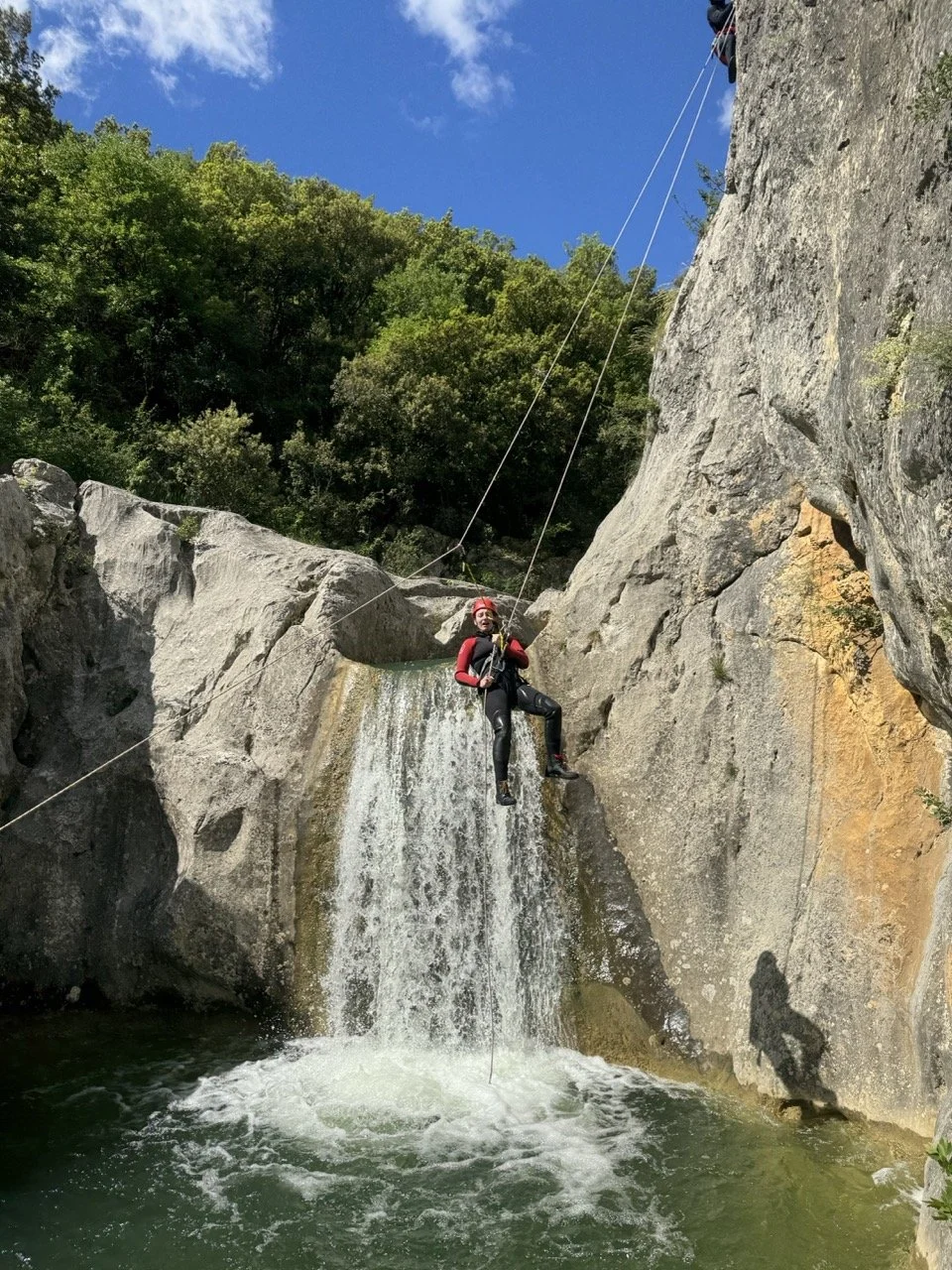 Canyoning ludique au Rieussec près de Vallon-Pont-d'Arc