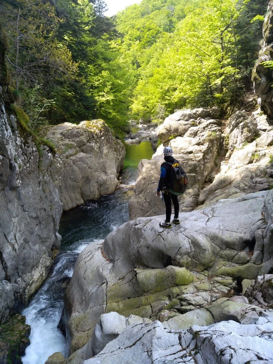 Canyoning sportif au canyon de la Borne