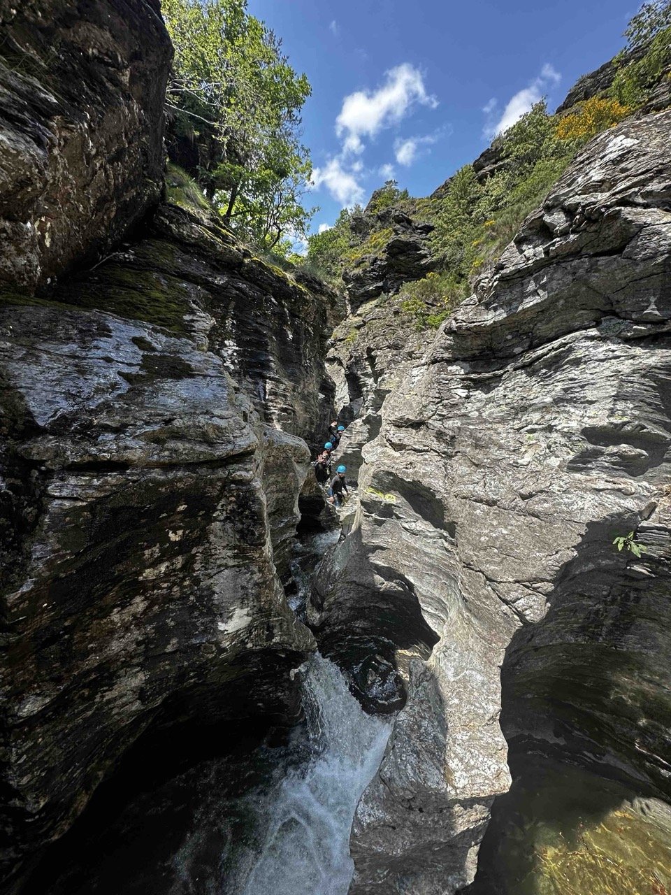 Canyoning dans le Chassezac