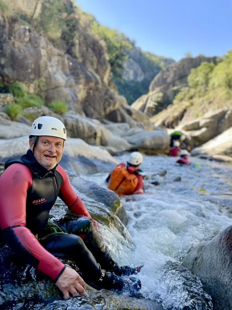 Passage technique au canyon Rolling-Stone