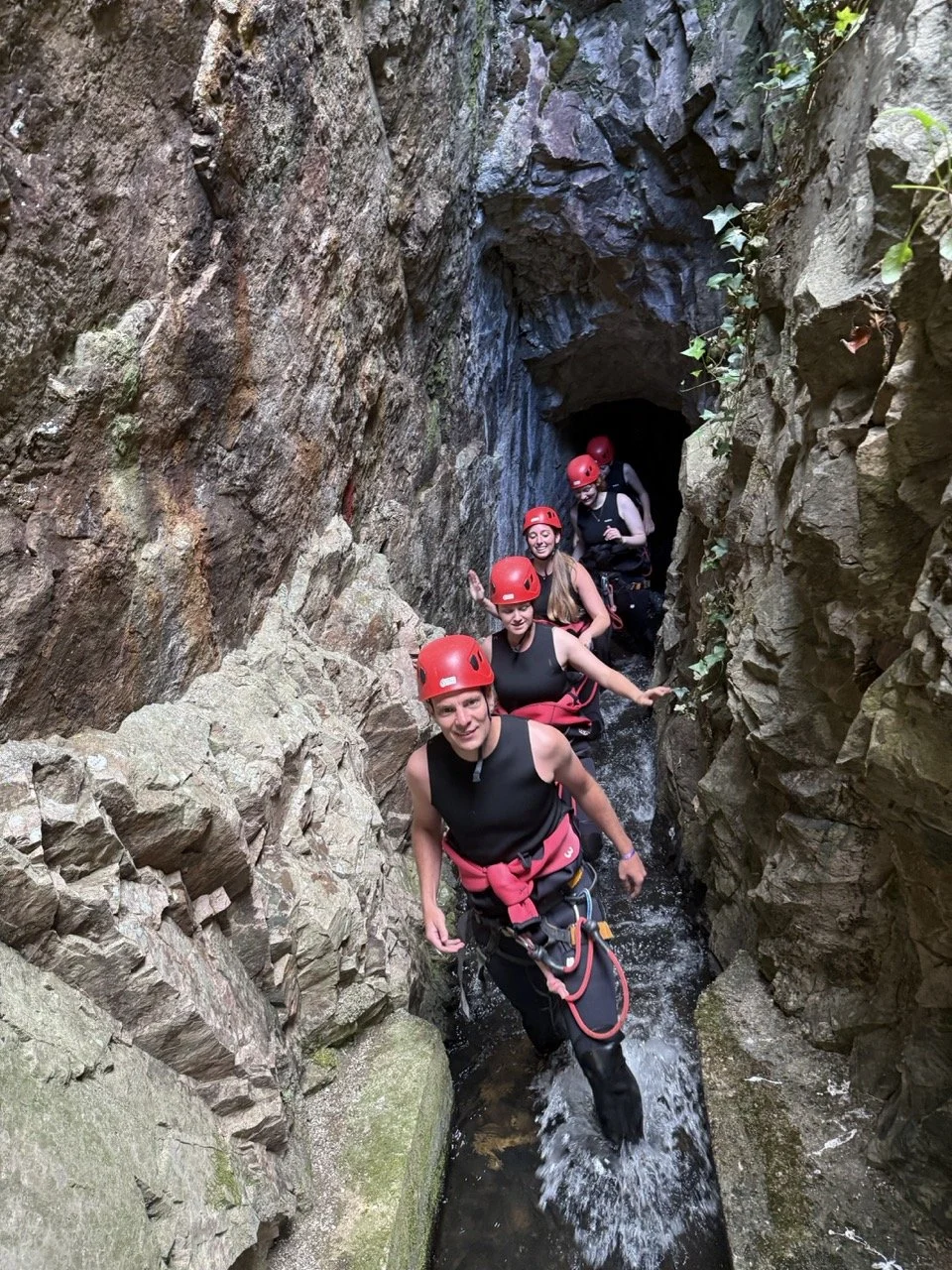 Passage technique au canyon Rock'N'Roll