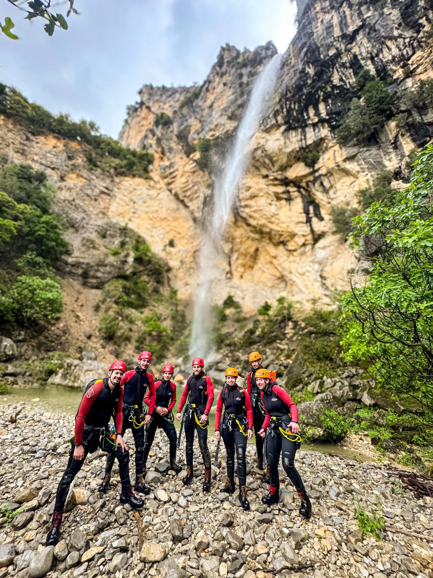 Vasque profonde au canyon de Pissevieille
