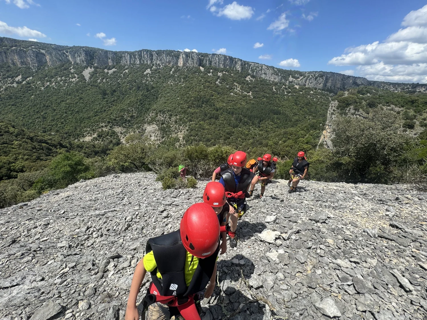 Sauts au canyon de Pissevieille en Ardèche