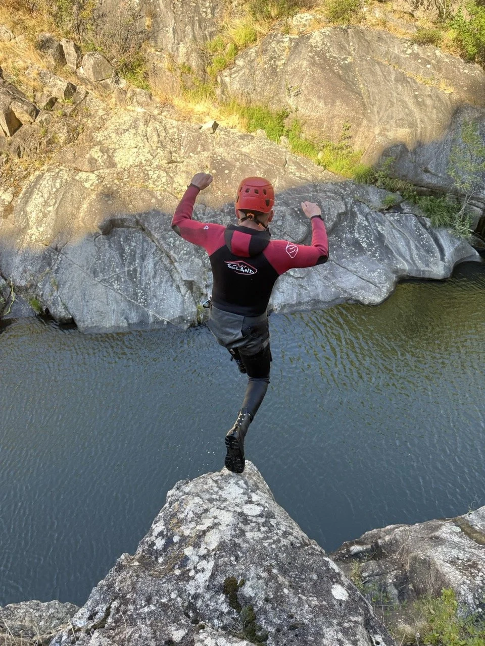 Descente en rappel au canyon Rock'N'Roll