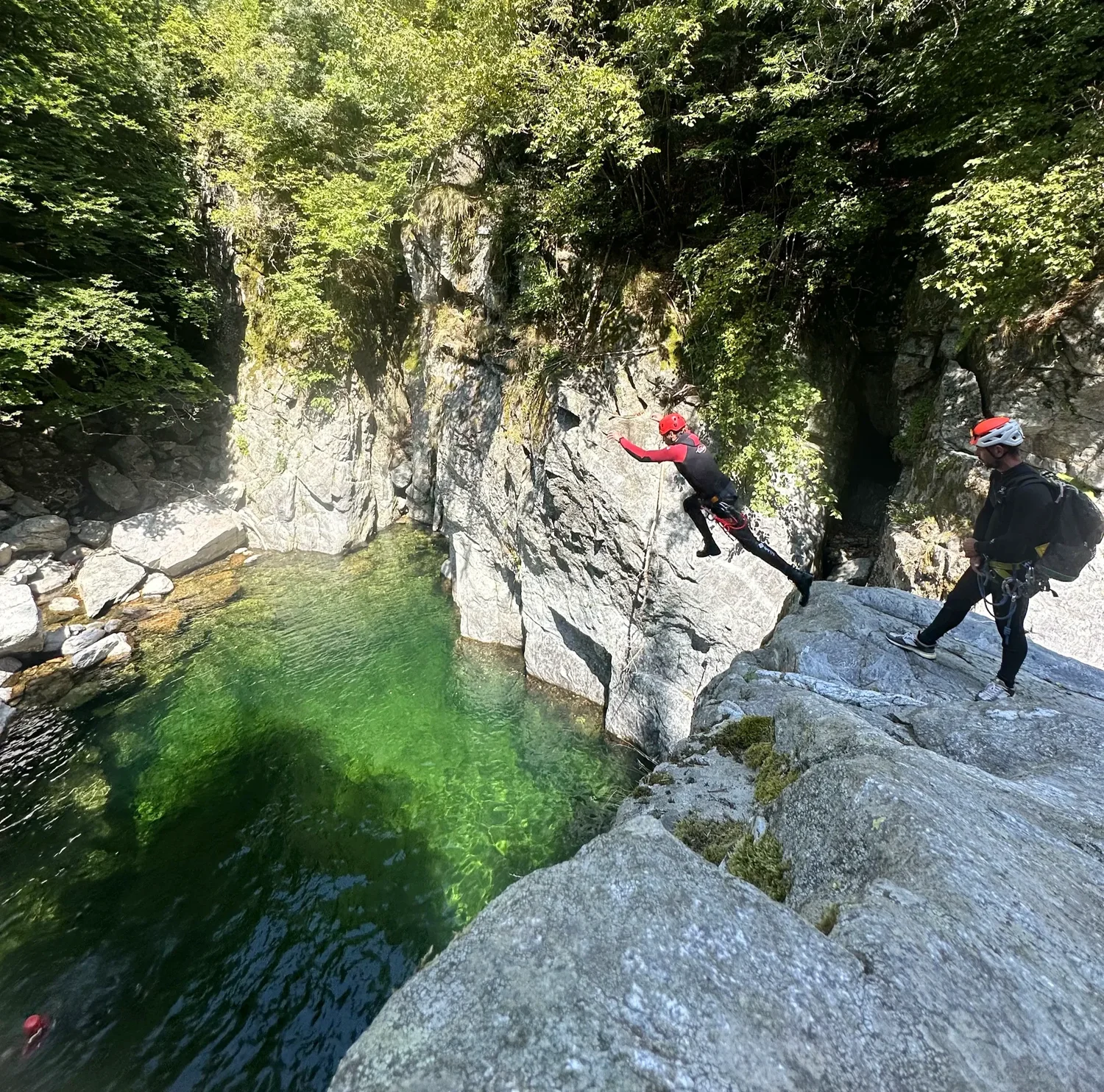 Canyoning dans le Chassezac