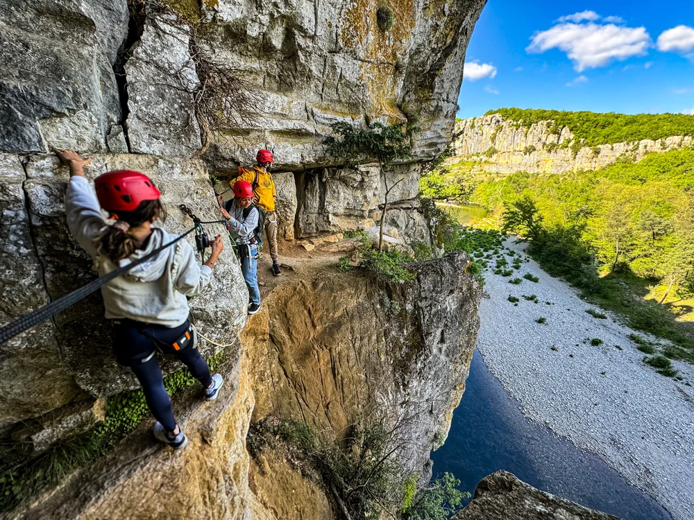 Challenge Sportif : via-corda et canyoning en Ardèche