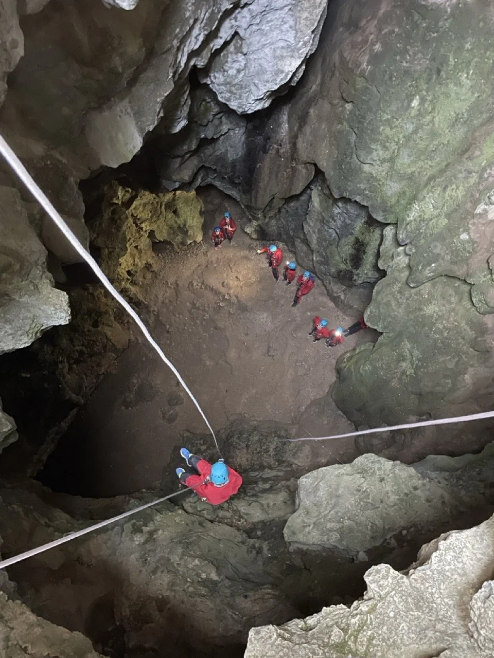 Concrétions de la grotte des Deux Avens