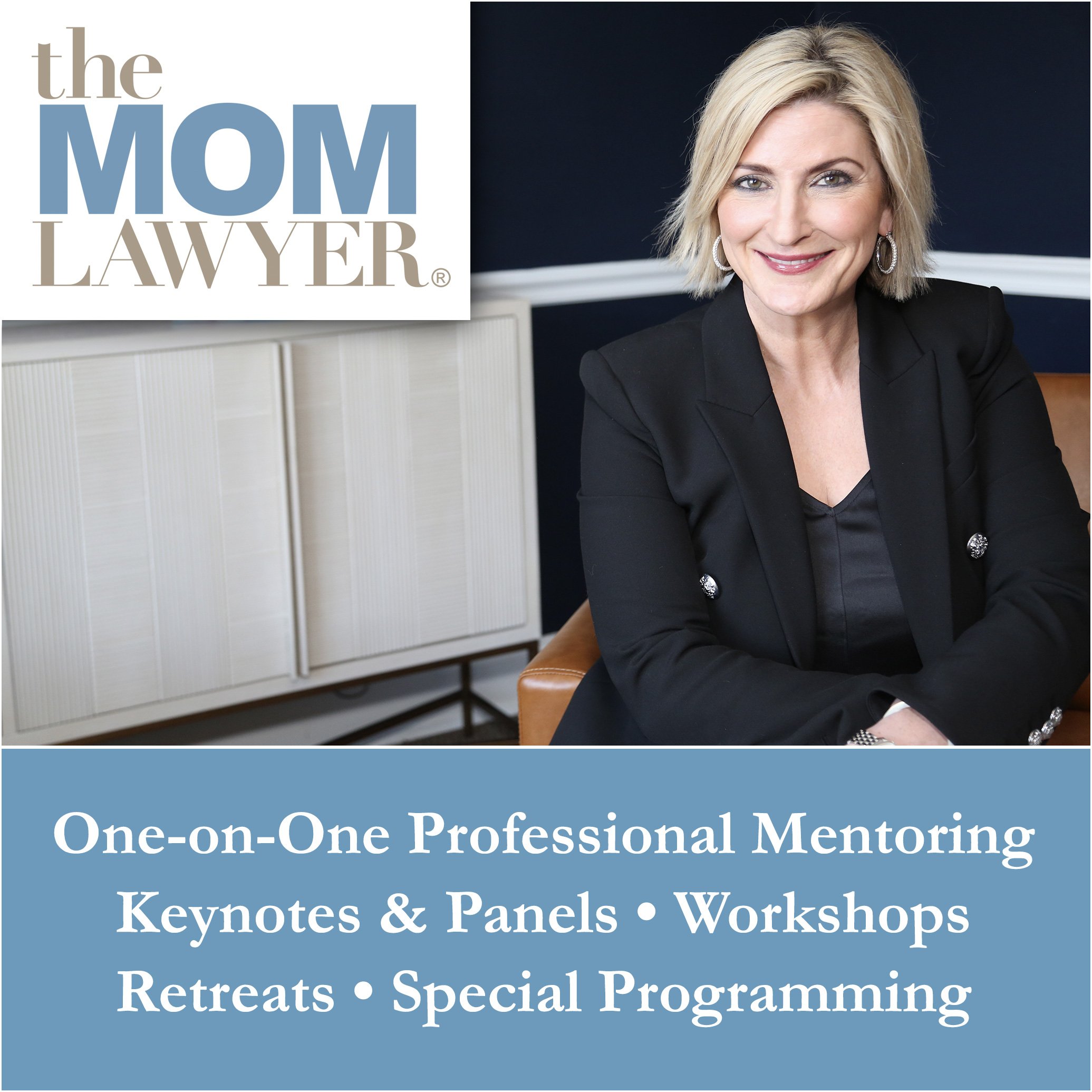 The Mom Lawyer Mentoring, Keynote Speaking, Workshops, Retreats and Special Programming