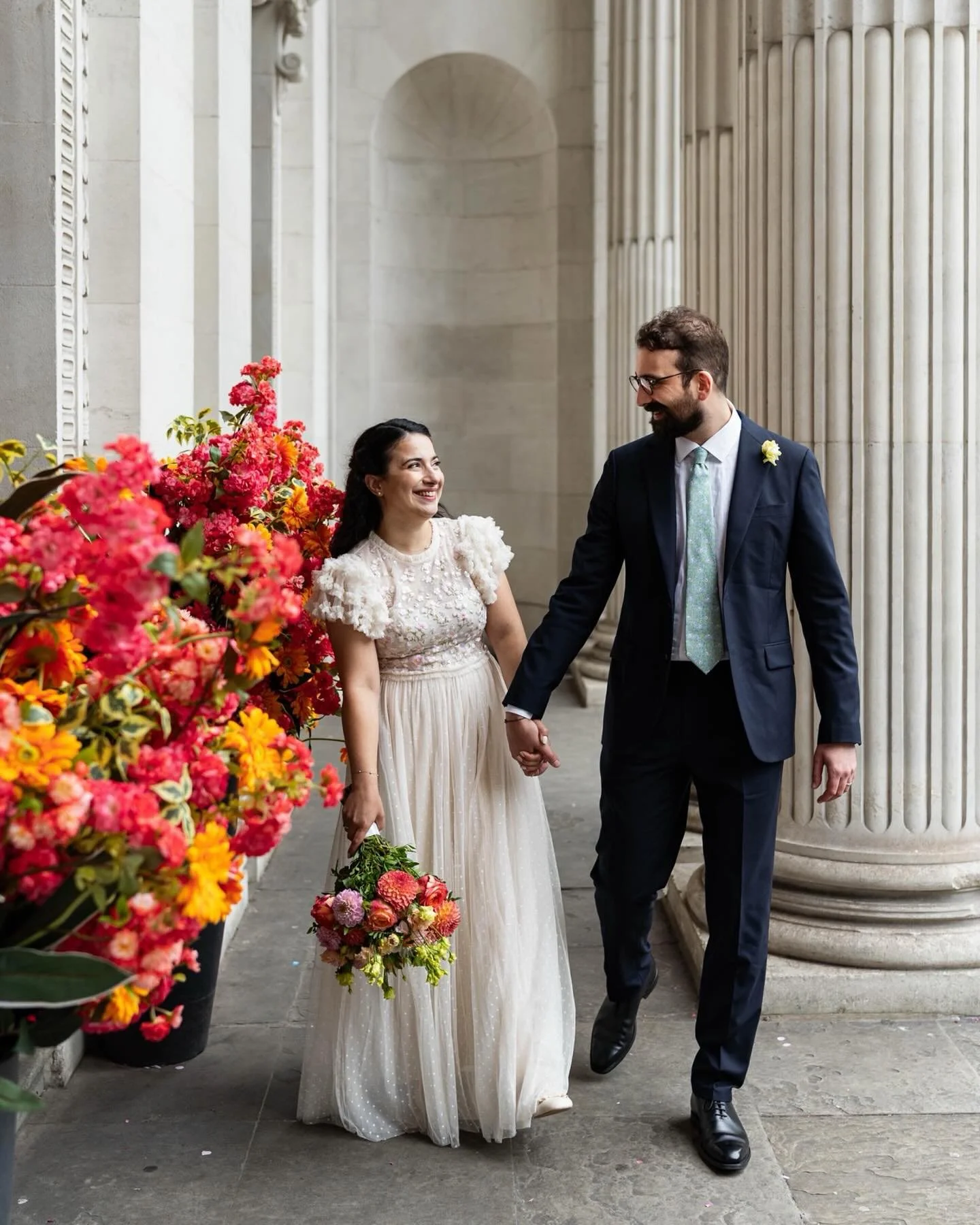 A few favourites from Lillian and Sam&rsquo;s small celebration at @adaytorememberlondon 💓. 

Looking forward to this weekend with two beautiful days to capture, plus a little milestone for me to celebrate. ✨

#marylebonetownhallwedding #candidweddi