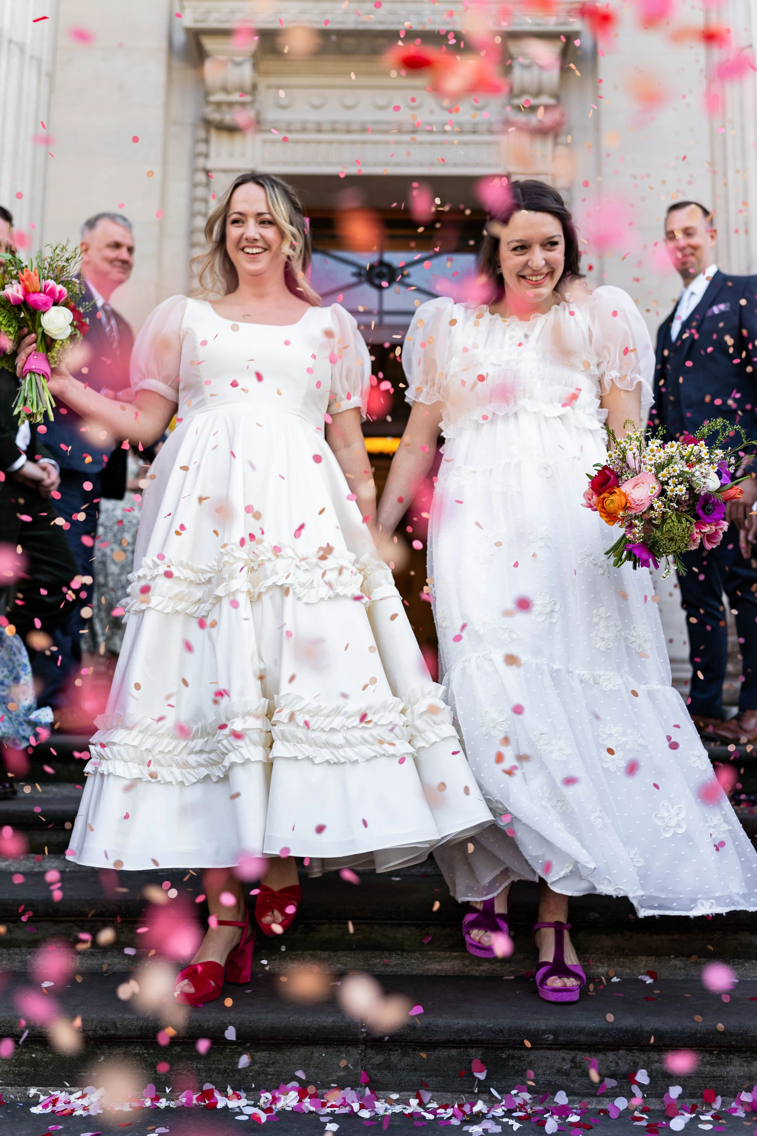 Colourful city wedding at Never Forever in Kentish Town