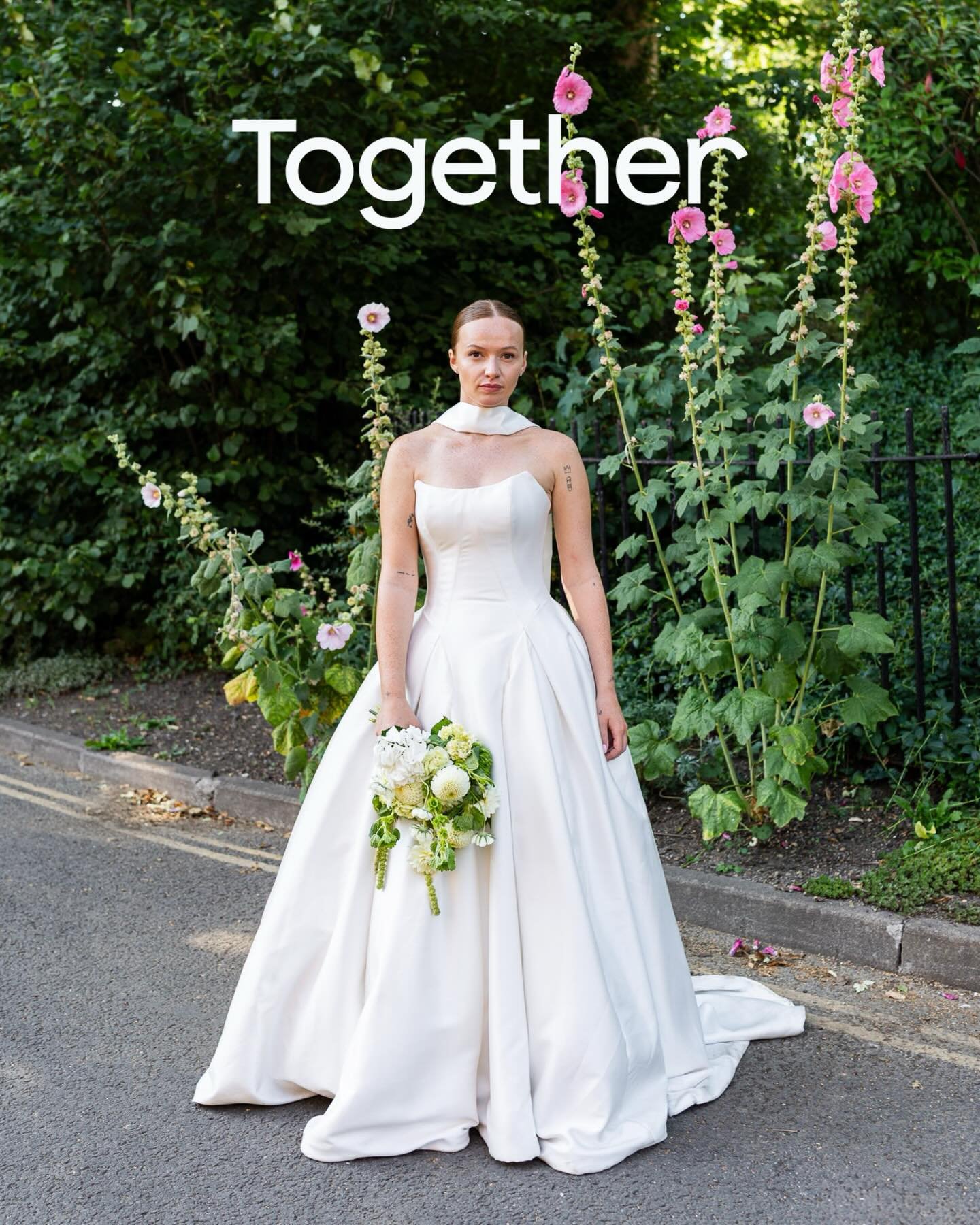Scarlett + Rory on @togetherjournal this valentines weekend. 

Link in bio for full feature. 💓

Photographer: @sallyfaithphotography 
Venue: @thehubonverulam @stalbanscathedral 
Flowers: @wilderfloraldesign 
H&amp;MU: @tasnim_makeupartist 
Dress: @m