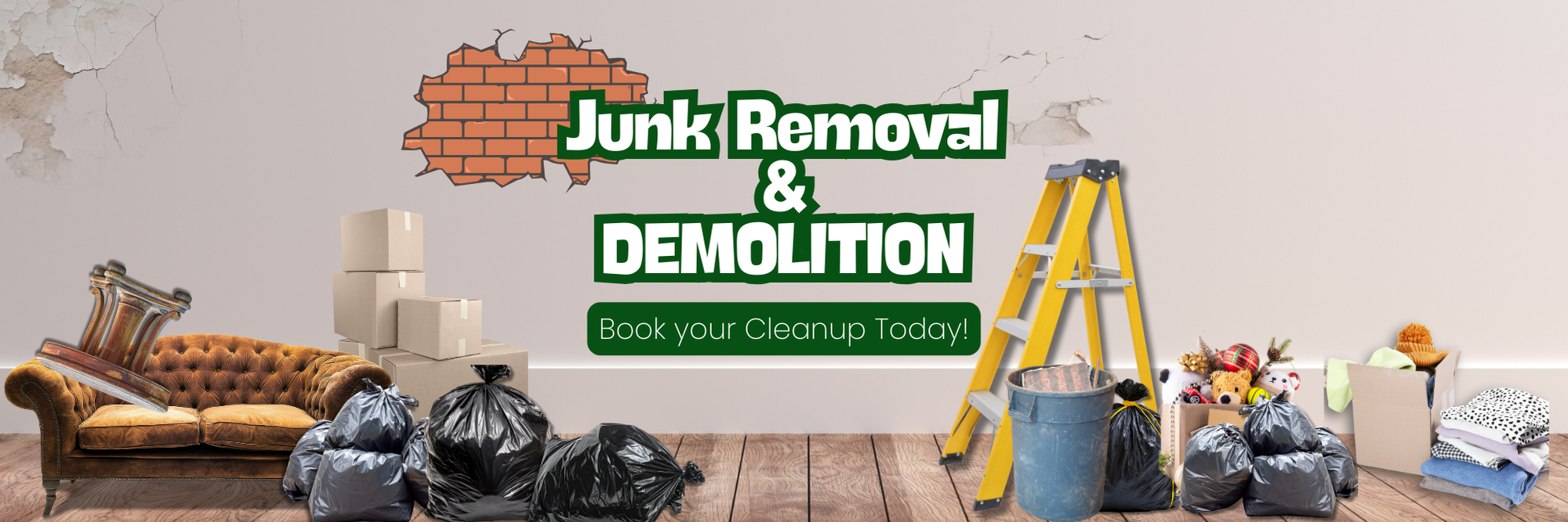 Junk Removal & Demolition services