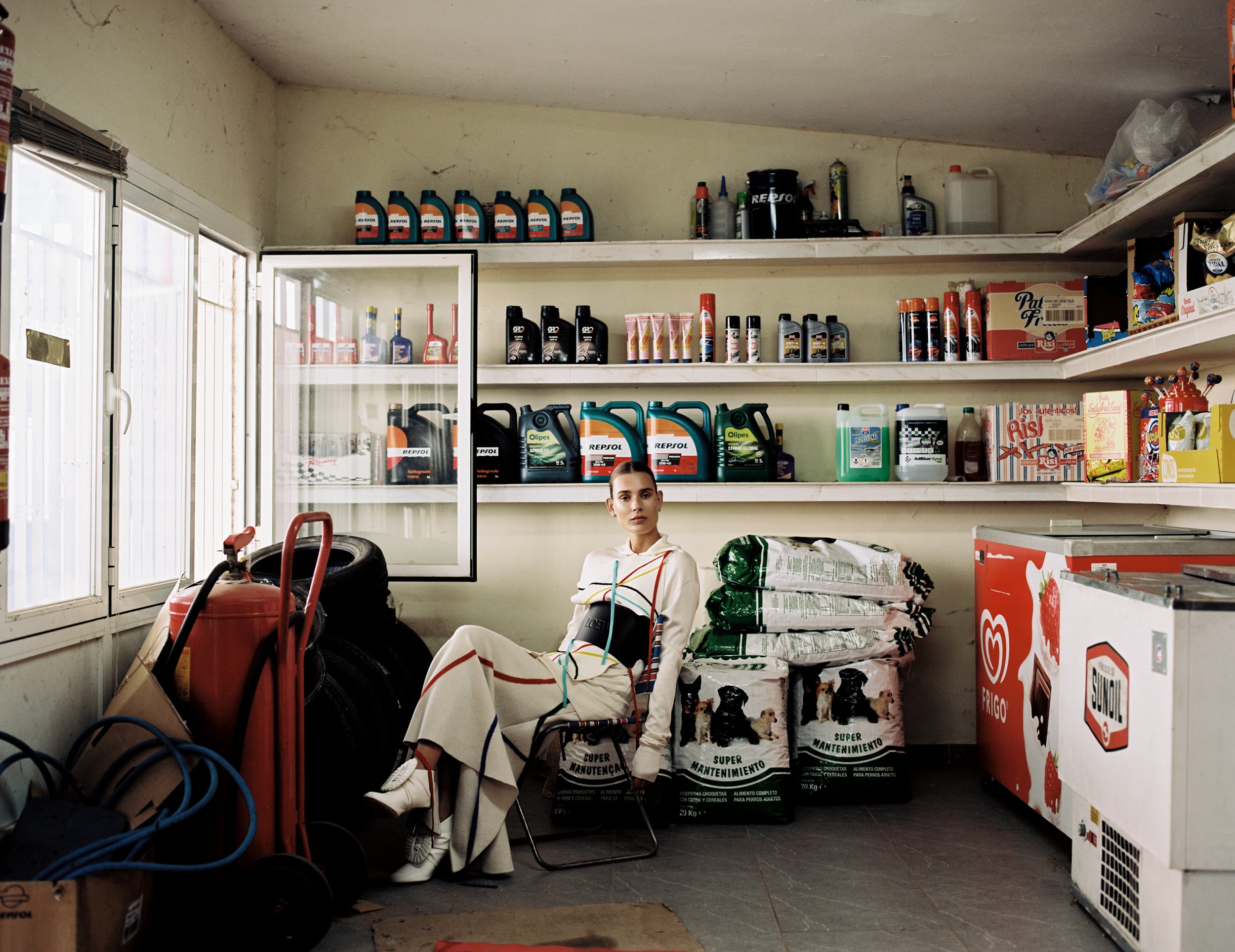 Vogue Spain Petrol Station, 2021