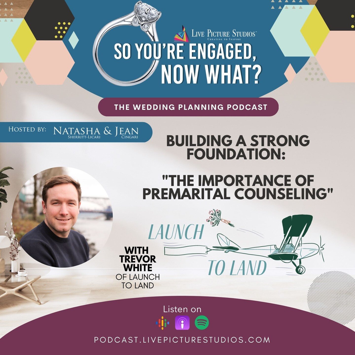I had an amazing time chatting with @syenw_podcast about Launch to Land. If you're interested in learning more, check out the link in my story or find it on your preferred podcast platform. Their show covers everything related to engagement and weddi