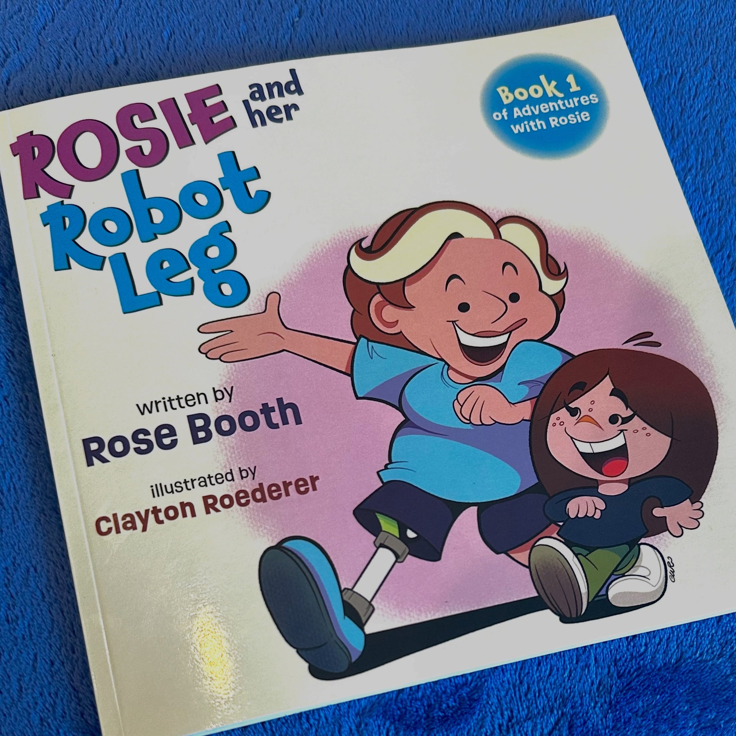 My very first children&rsquo;s illustration credit was published this past Friday! ROSIE &amp; HER ROBOT LEG is available now from Punchline Publishing &amp; Author Rose Booth! Find it online through Amazon &amp; Walmart! 

PS - Peep the stuffed anim