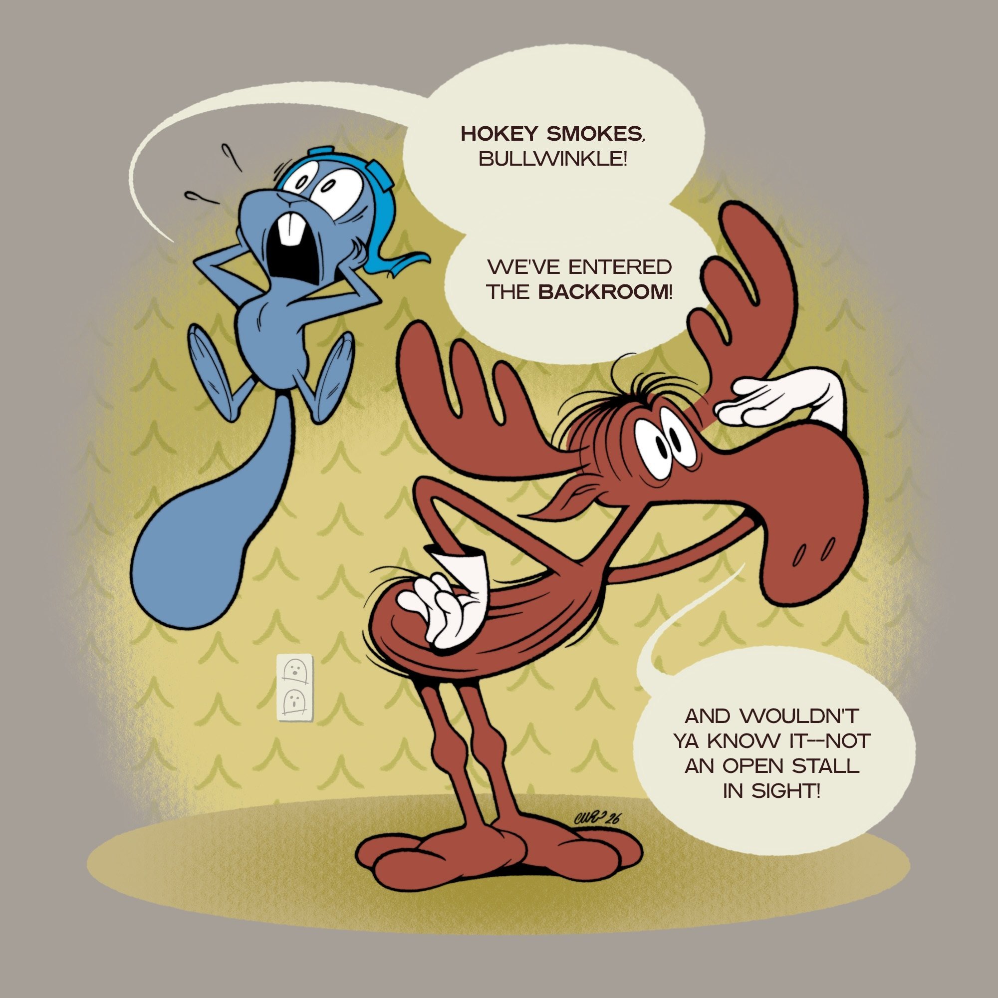 Don&rsquo;t miss our next action packed adventure: SUB-LIMINAL MESSAGING, or DON&rsquo;T DIMENSION IT!

#A24 #Backrooms #RockyAndBullwinkle